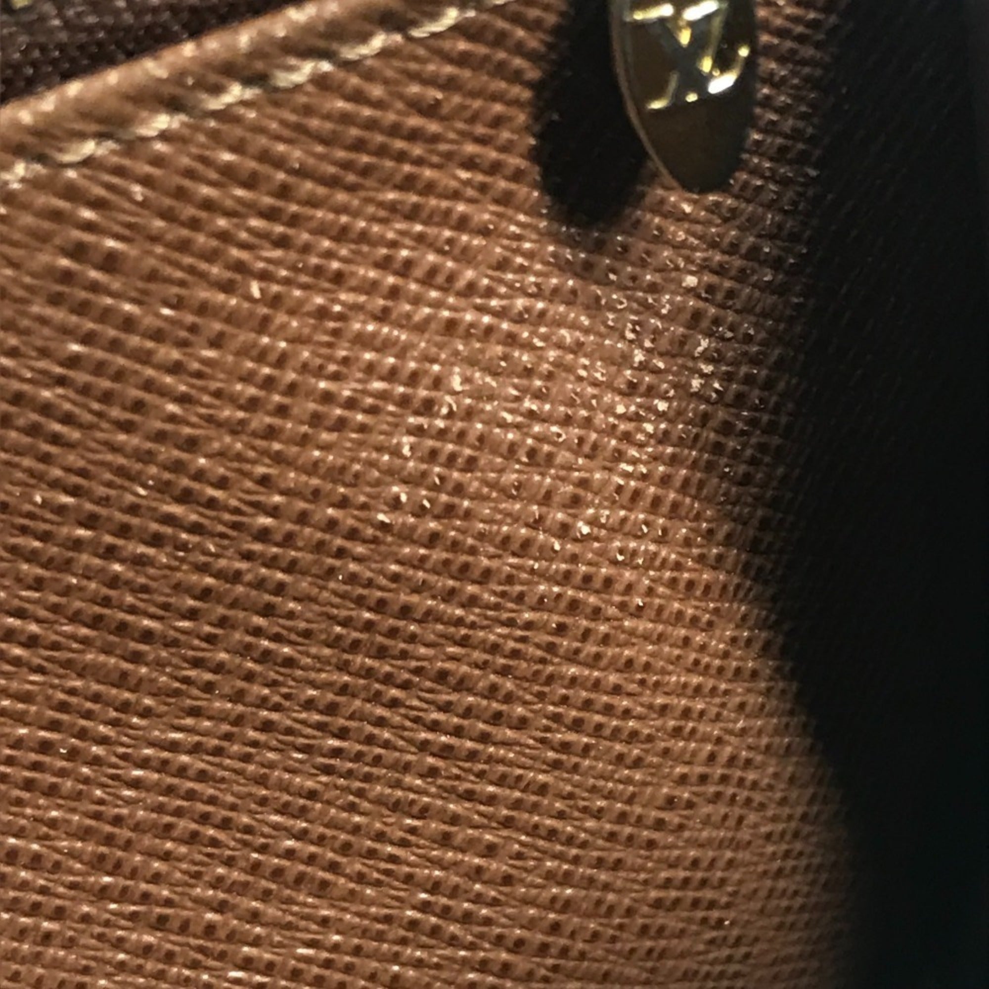 Louis Vuitton Brown Monogram Long Wallet (Bi-Fold) (Pre-Owned)