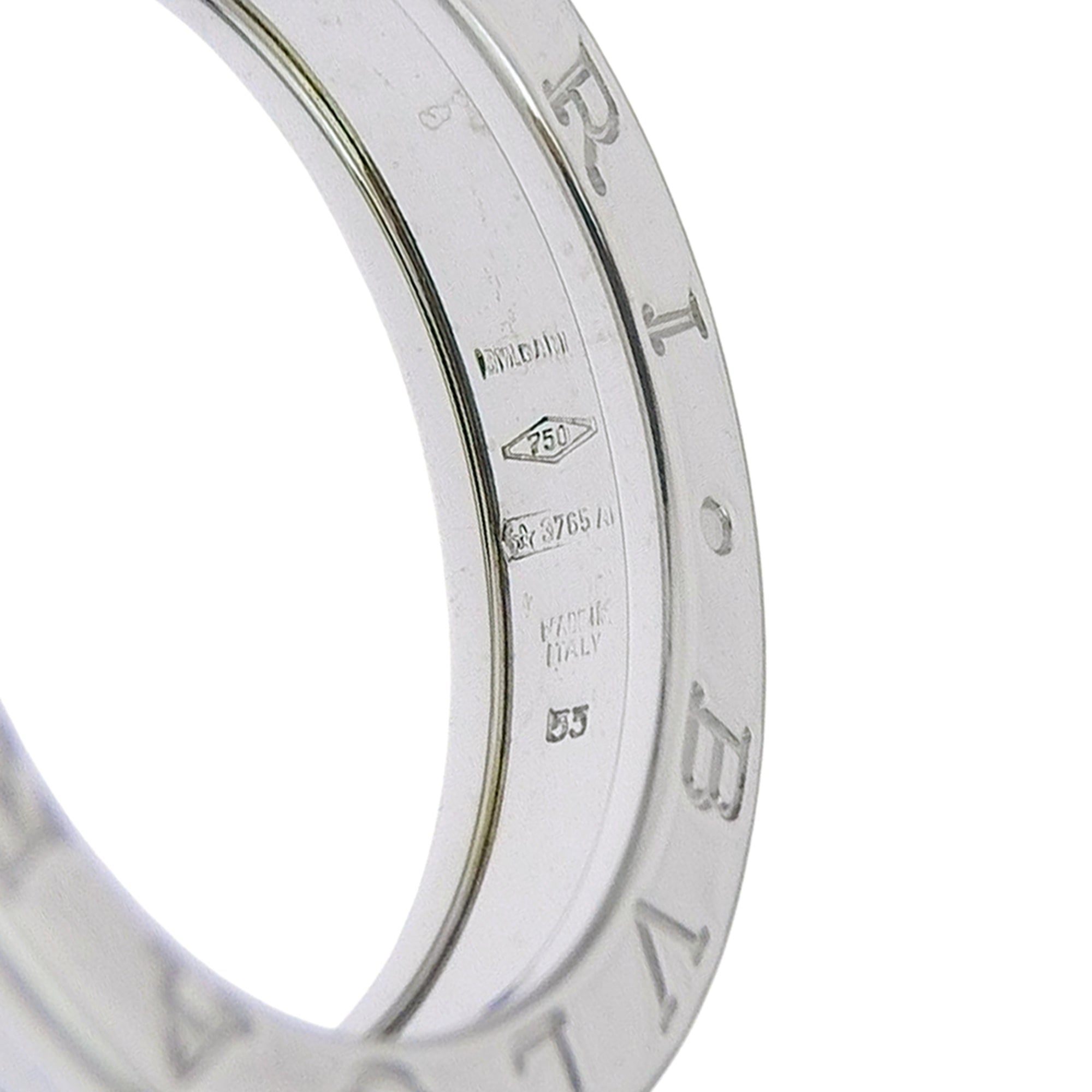 Bvlgari White Gold White Gold (18K) Band Ring (Pre-Owned)