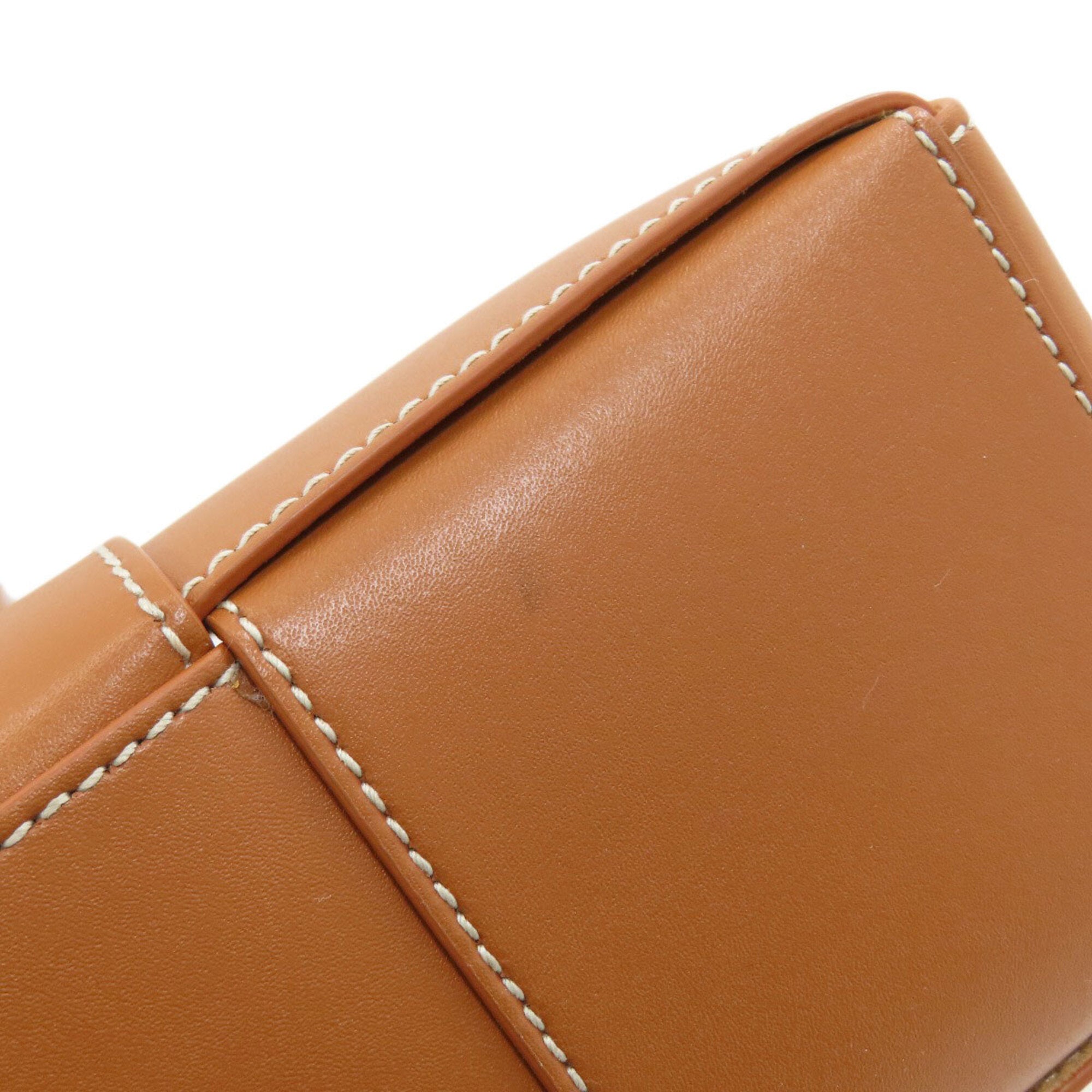 Bottega Veneta Brown Leather Tote Bag (Pre-Owned)