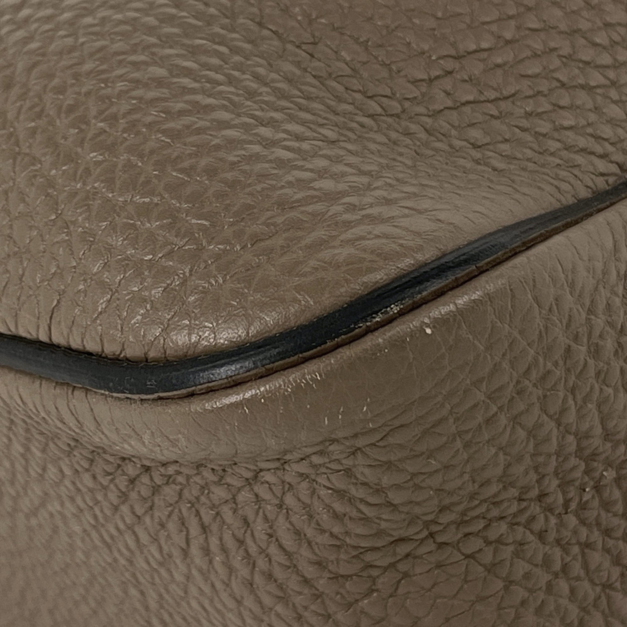 Hermes Brown Togo Leather Handbag (Pre-Owned)