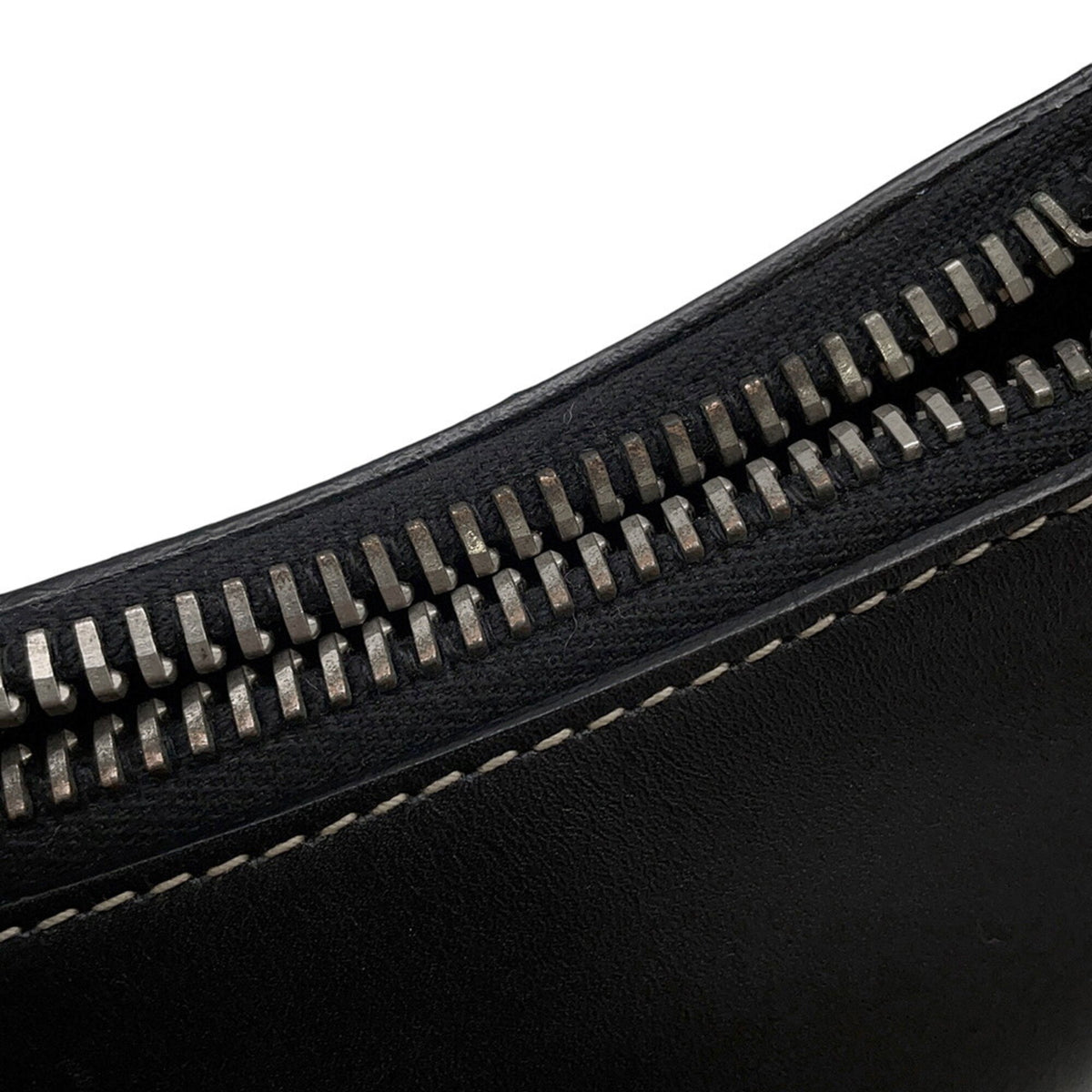 Prada Black Leather Handbag Shoulder Bag (Pre-Owned)