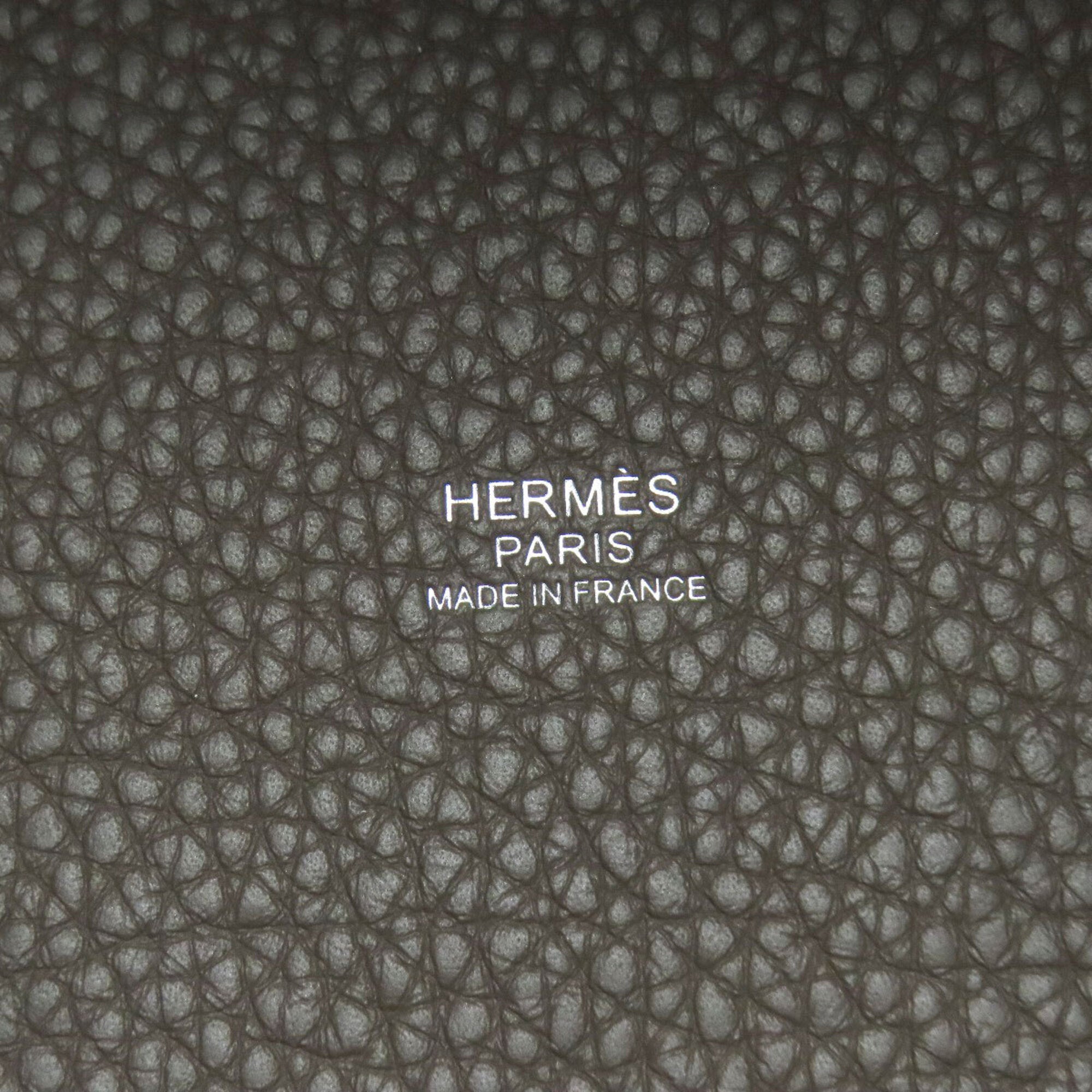 Hermes Etoupe Gray Handbag (Pre-Owned)