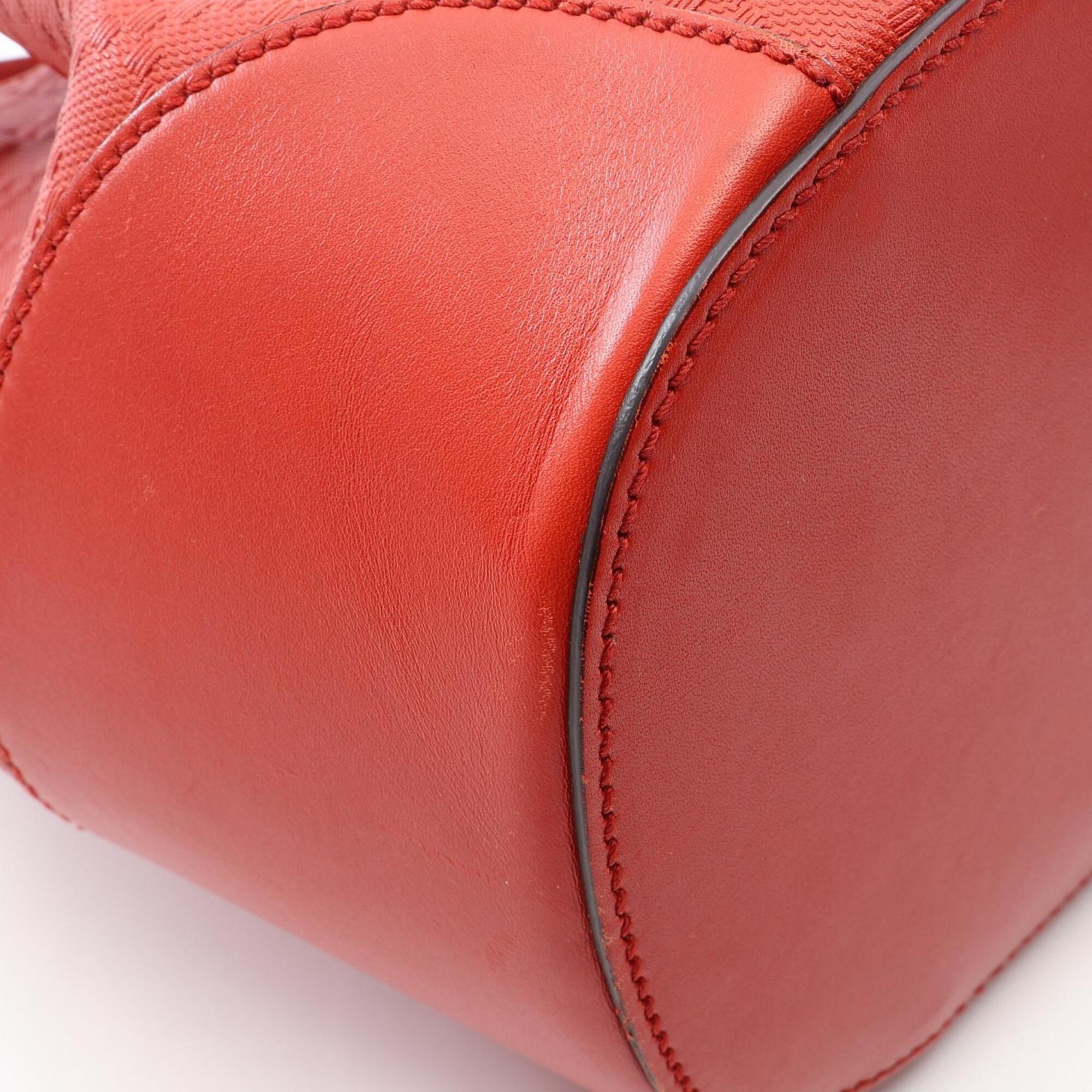 Gucci Brown Leather Shoulder Bag (Pre-Owned)