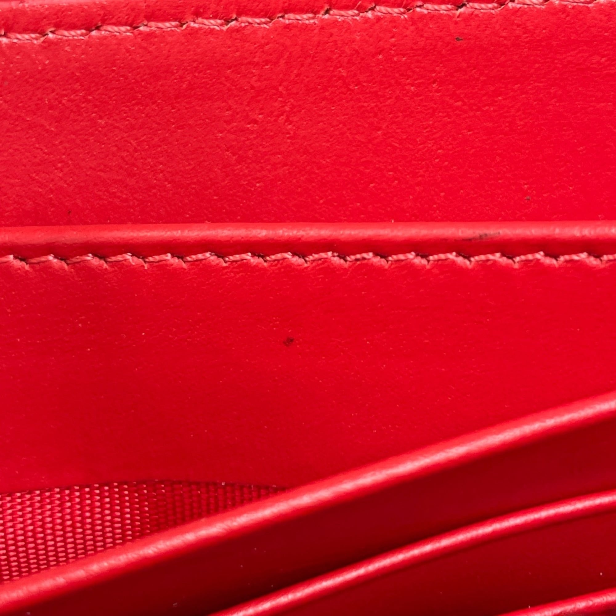 Christian Louboutin Black Leather Long Wallet (Bi-Fold) (Pre-Owned)