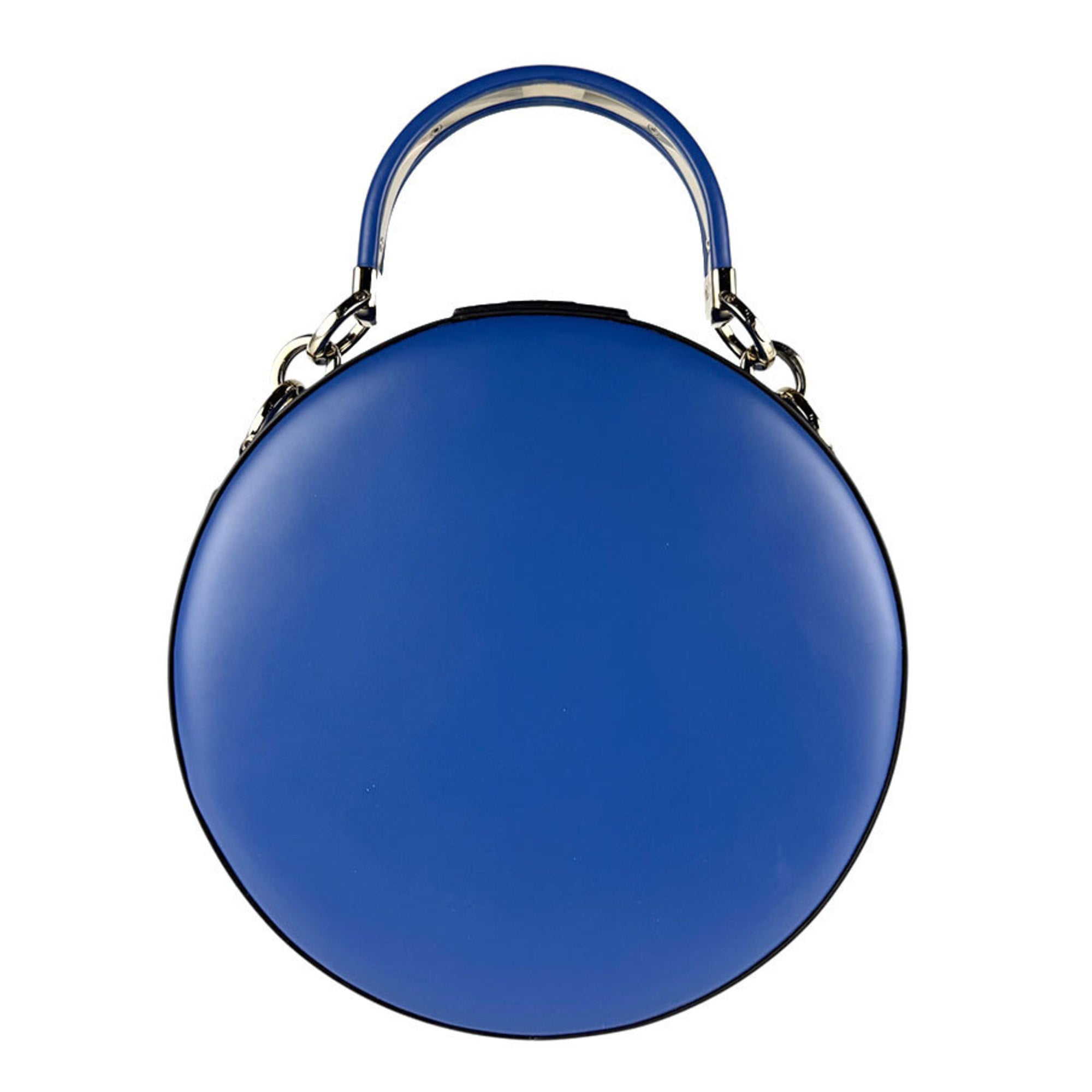 Salvatore Ferragamo Blue Leather Handbag Shoulder Bag (Pre-Owned)