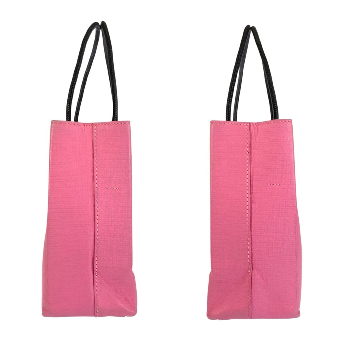 Balenciaga Black Pink Leather Shoulder Bag Tote Bag (Pre-Owned)