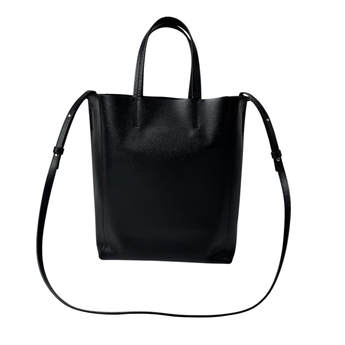 Celine Black Leather Shoulder Bag Tote Bag (Pre-Owned)