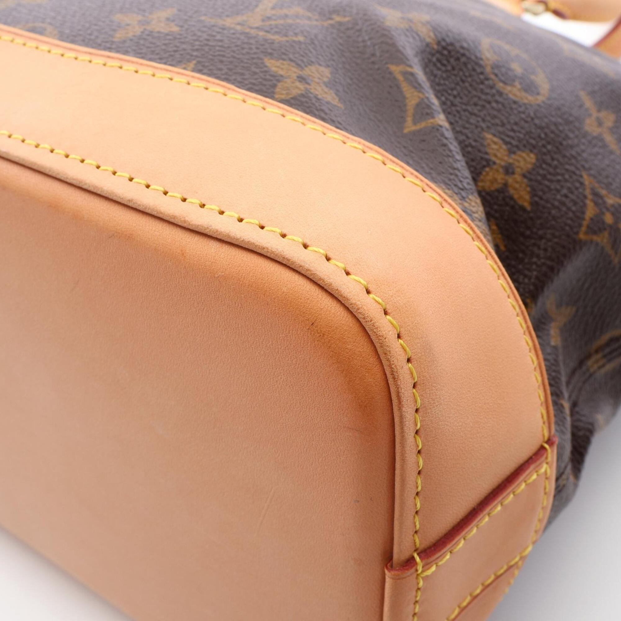Louis Vuitton Brown Coated Canvas Pvc Monogram Leather Handbag Tote Bag (Pre-Owned)