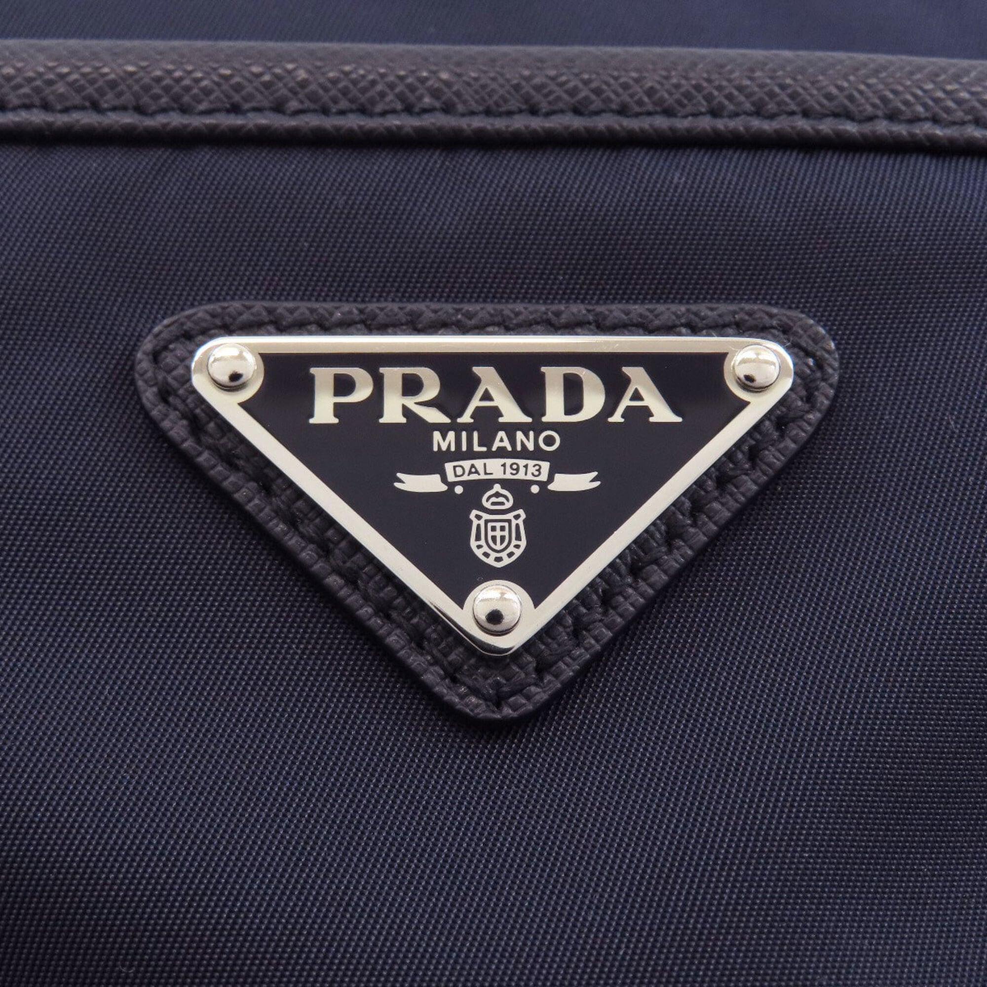 Prada Navy Nylon Shoulder Bag (Pre-Owned)