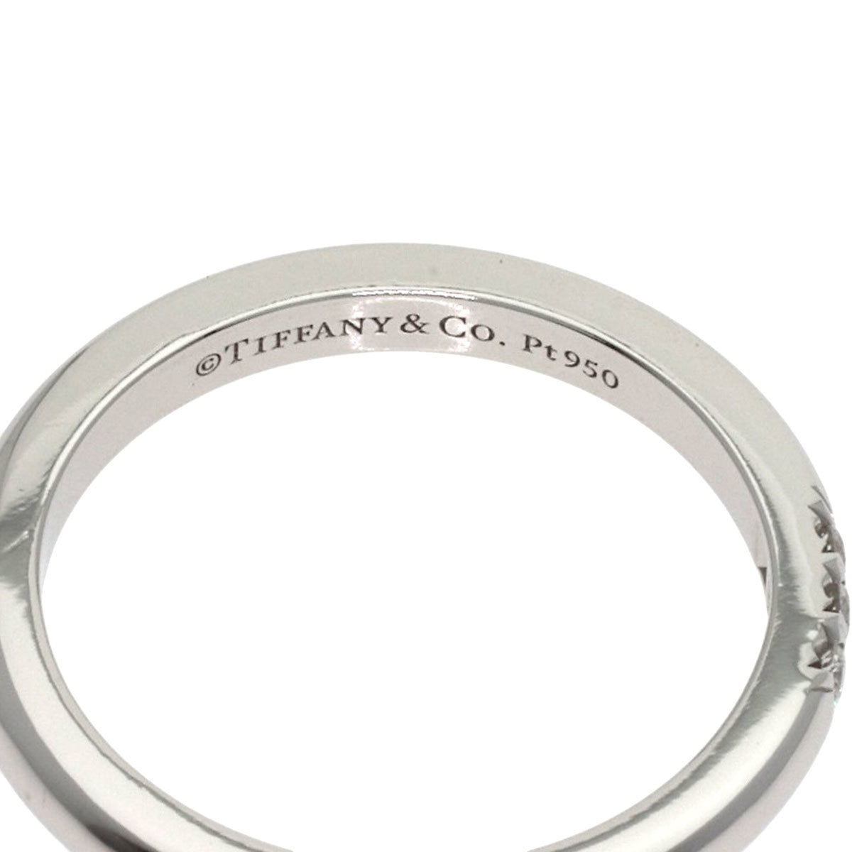 Tiffany Platinum 950 Band Ring (Pre-Owned)