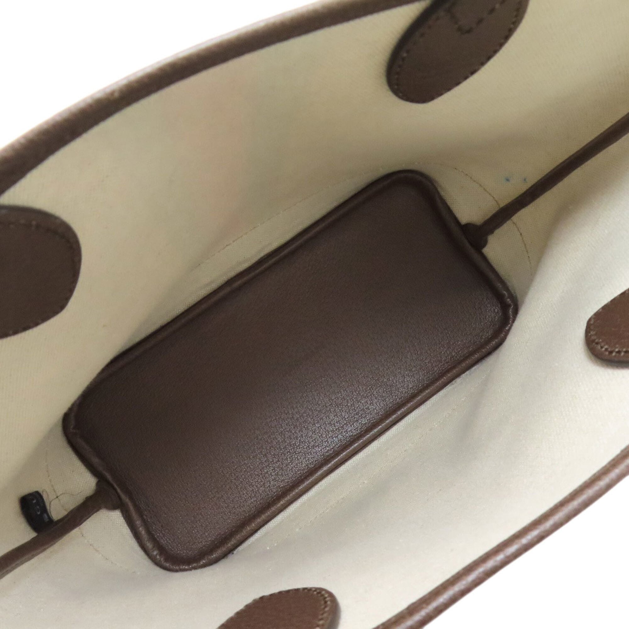 Gucci Brown Pvc Handbag (Pre-Owned)