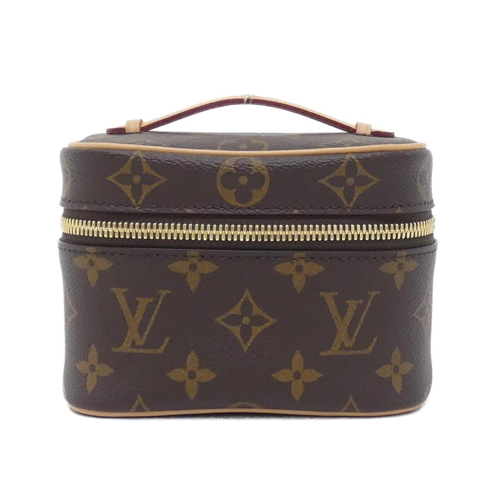 Louis Vuitton Marron Coated Canvas Pouch (Pre-Owned)
