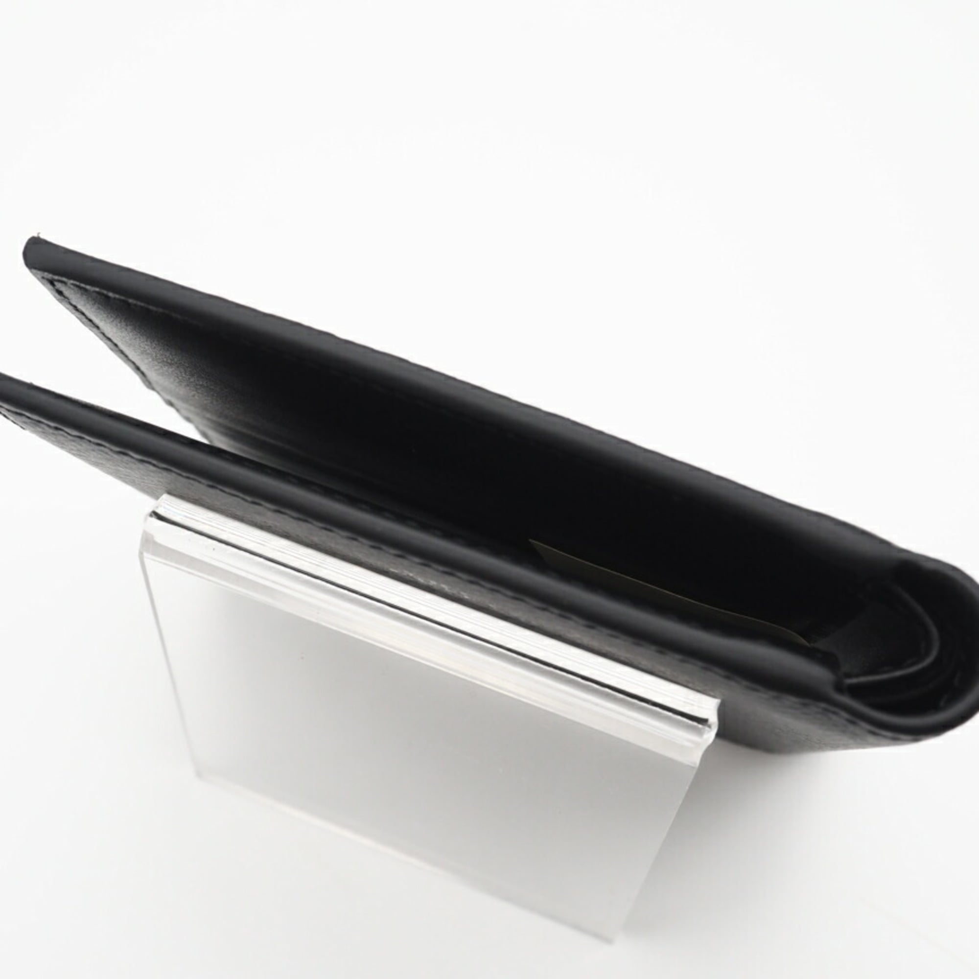 Celine Black Leather Wallet (Bi-Fold) (Pre-Owned)