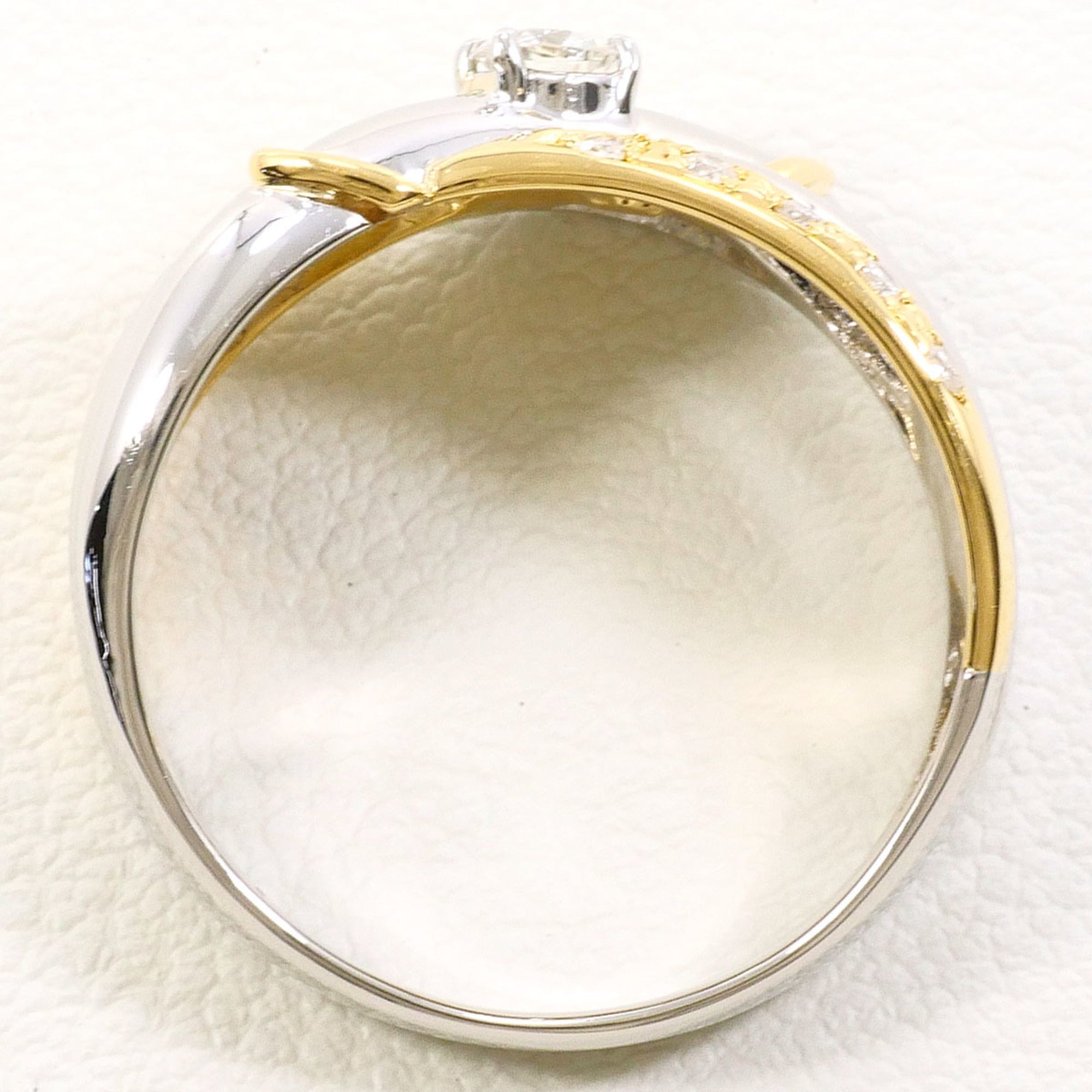 Unbranded Platinum Yellow Gold Yellow Gold (18K) Platinum 900 Band Ring (Pre-Owned)