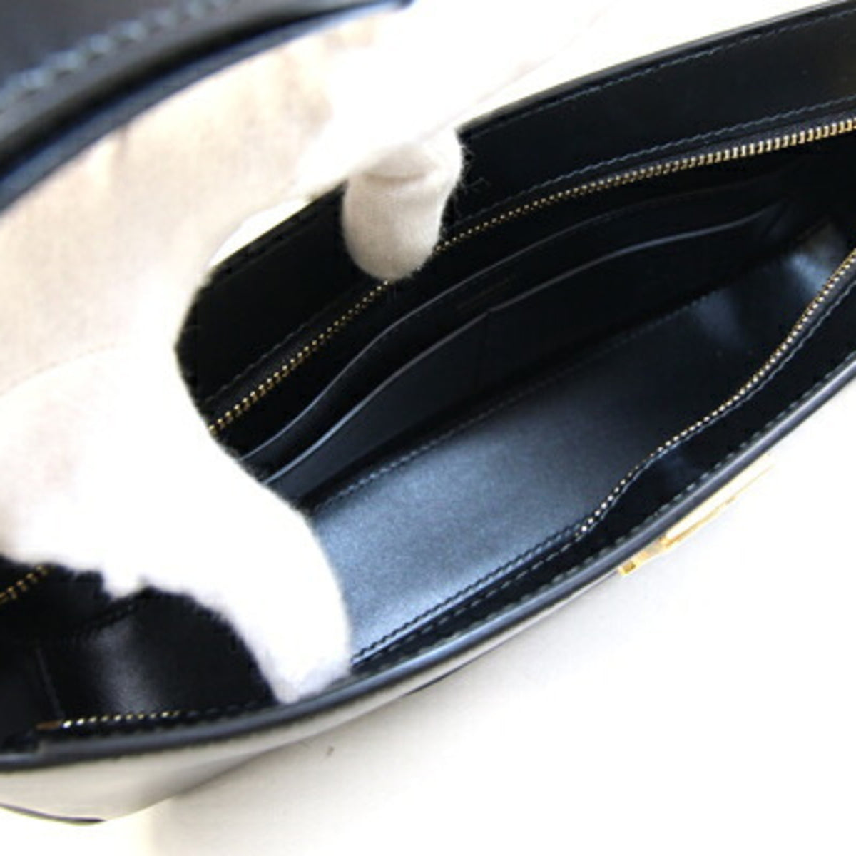 Burberry Black Leather Handbag Shoulder Bag (Pre-Owned)