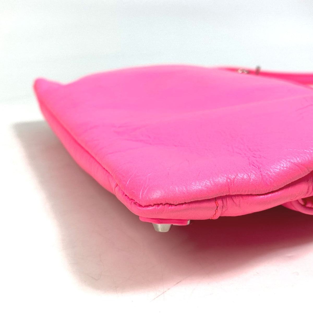 Balenciaga Pink Leather Clutch Bag (Pre-Owned)