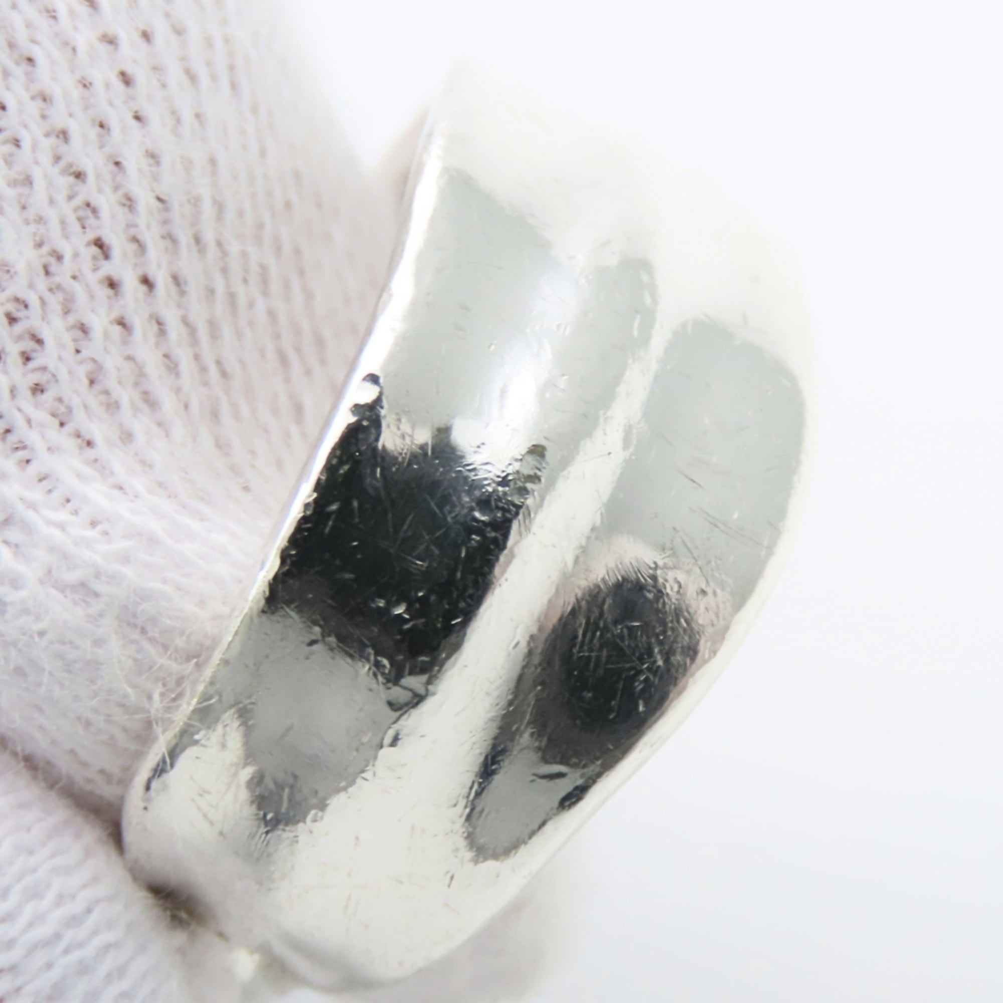 Tiffany Silver Silver 925 Band Ring (Pre-Owned)