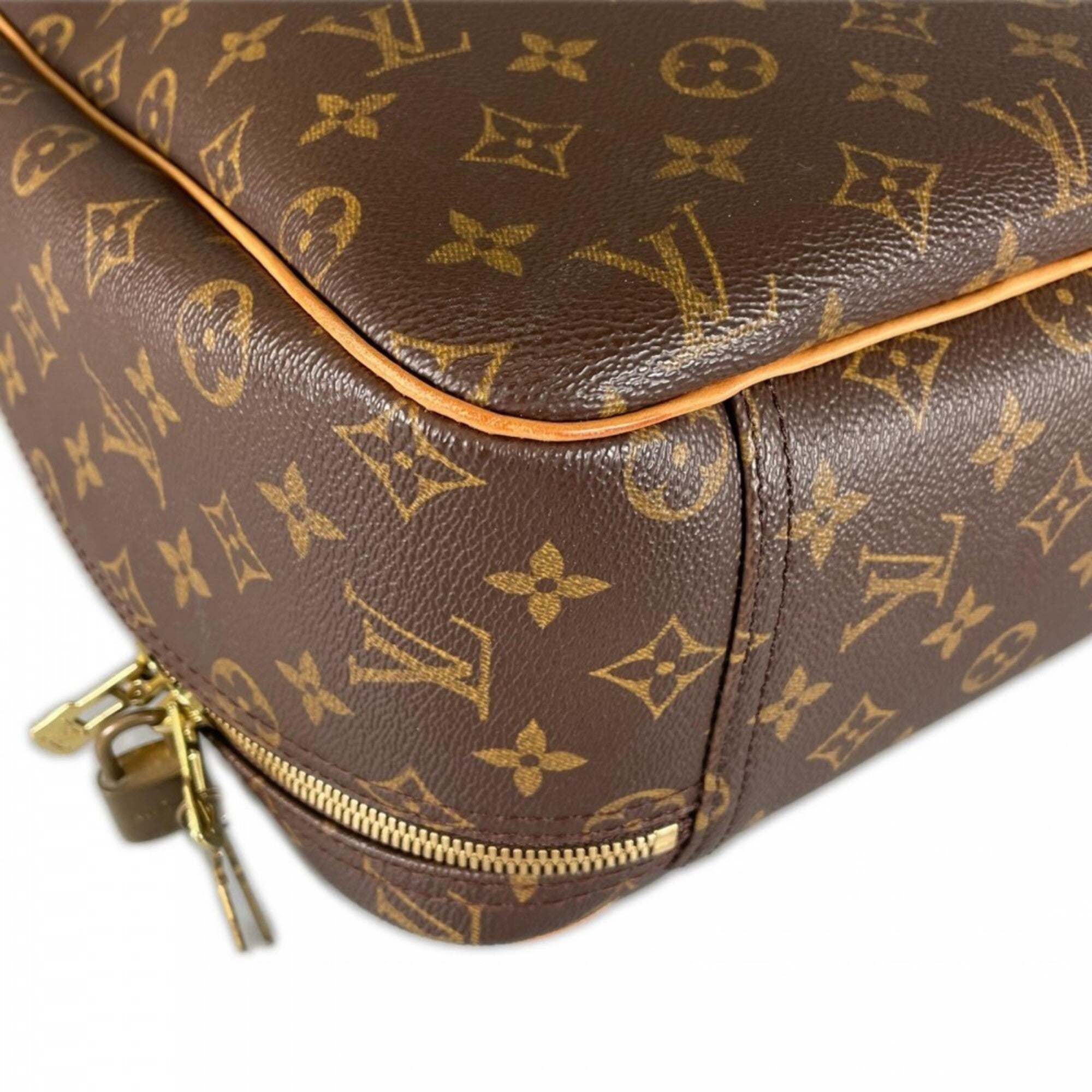 Louis Vuitton Brown Monogram White Monogram Handbag (Pre-Owned)