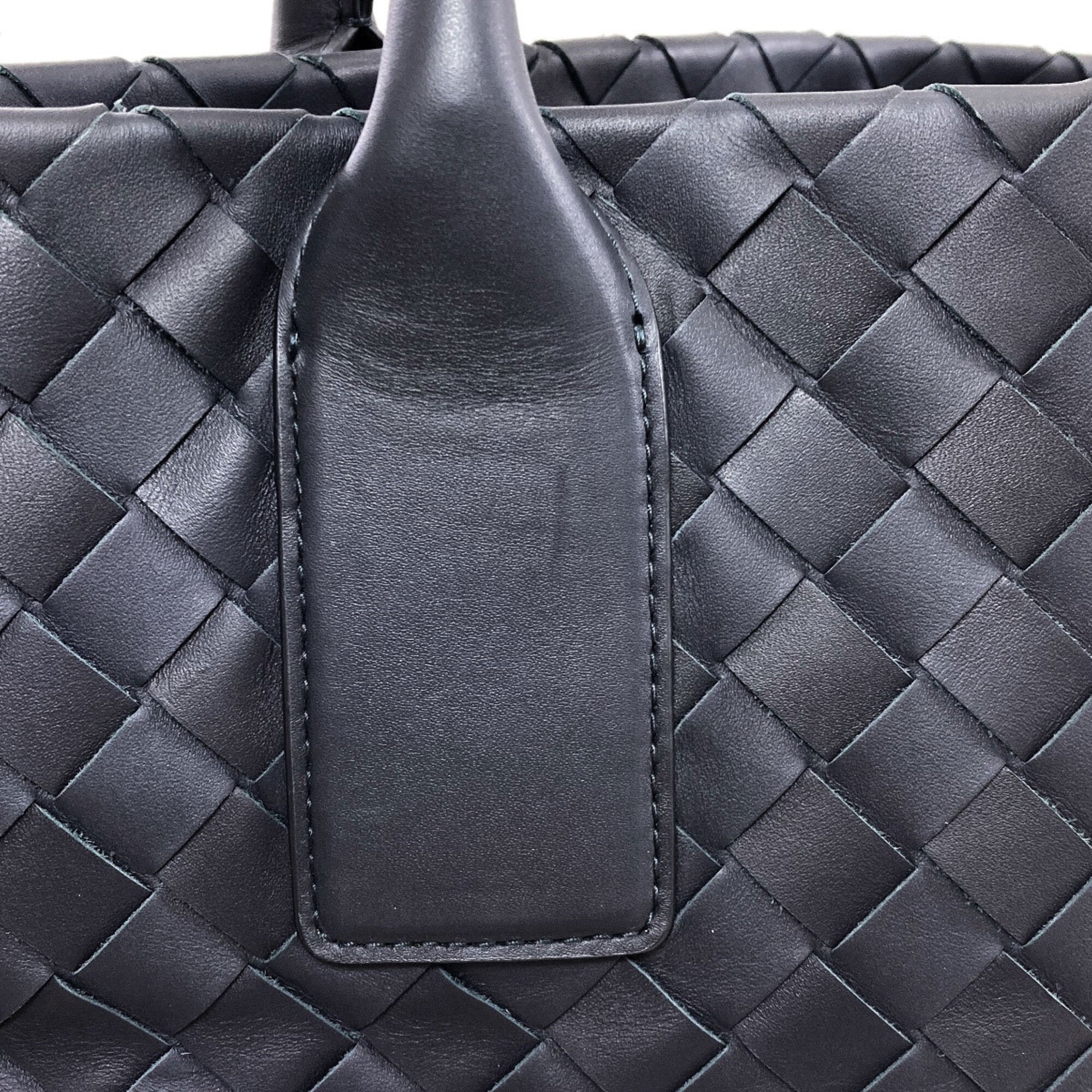 Bottega Veneta Black Leather Tote Bag (Pre-Owned)