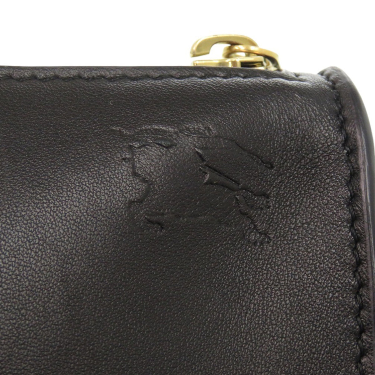Burberry Black Leather Shoulder Bag (Pre-Owned)