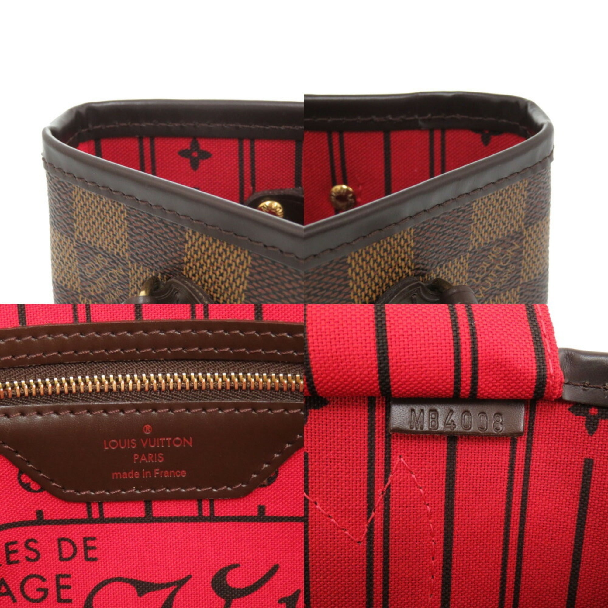 Louis Vuitton Brown Damier Canvas Tote Bag (Pre-Owned)