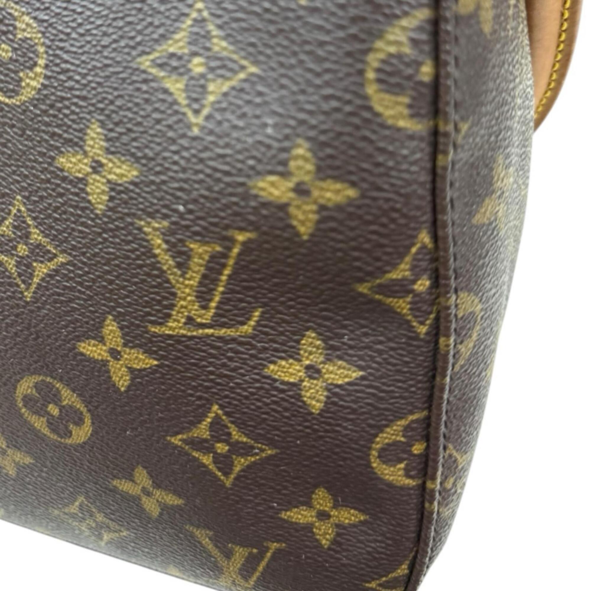 Louis Vuitton Brown Monogram Canvas Shoulder Bag (Pre-Owned)