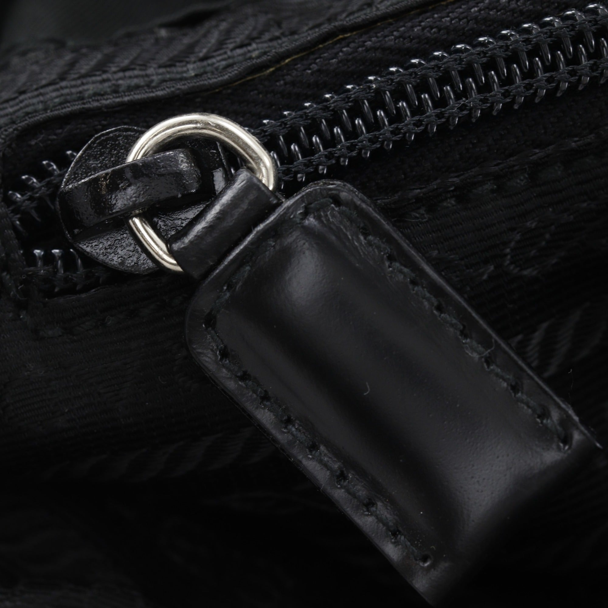 Prada Black Nero Nylon Backpack (Pre-Owned)