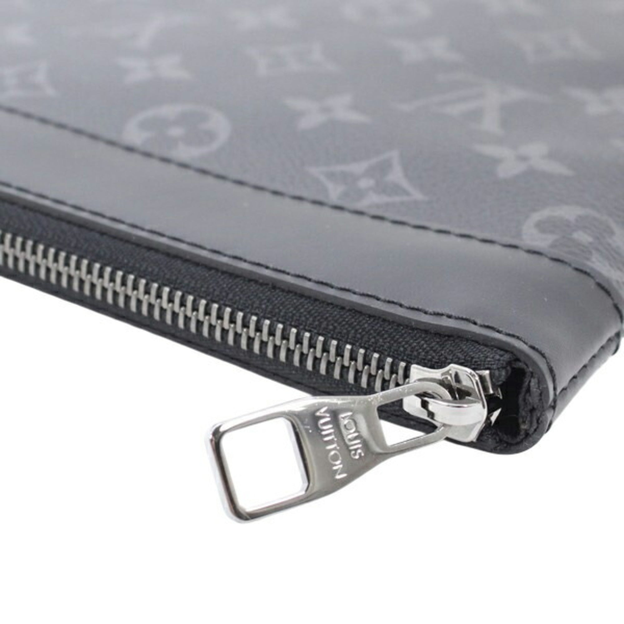 Louis Vuitton Monogram Eclipse Black Monogram Eclipse Monogram Eclipse Clutch Bag Pochette (Pre-Owned)