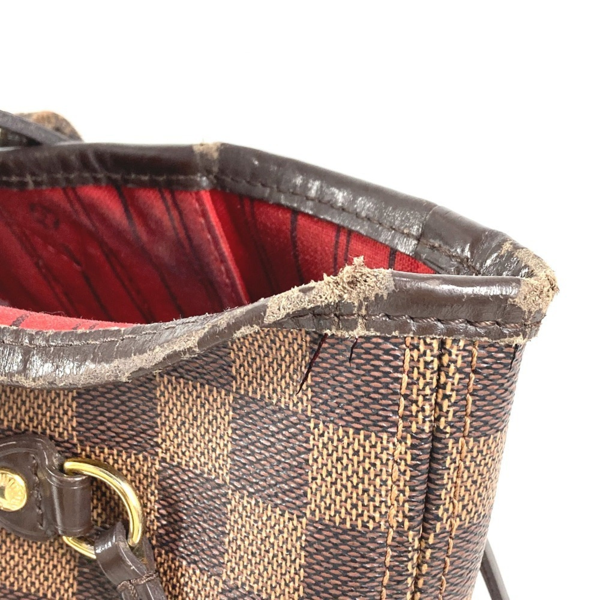 Louis Vuitton Brown Damier Canvas Ebene Galle Damier Canvas Handbag Shoulder Bag Tote Bag (Pre-Owned)