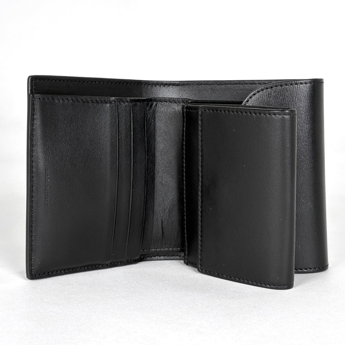 Celine Black Leather Wallet (Tri-Fold) (Pre-Owned)