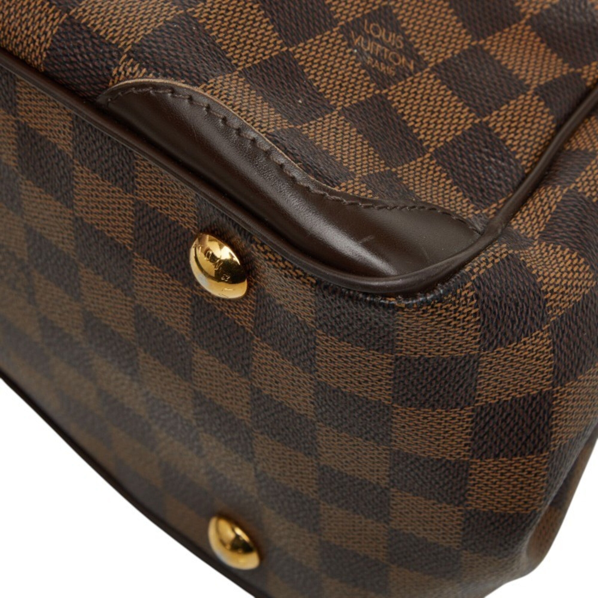 Louis Vuitton Brown Pvc Leather Handbag (Pre-Owned)