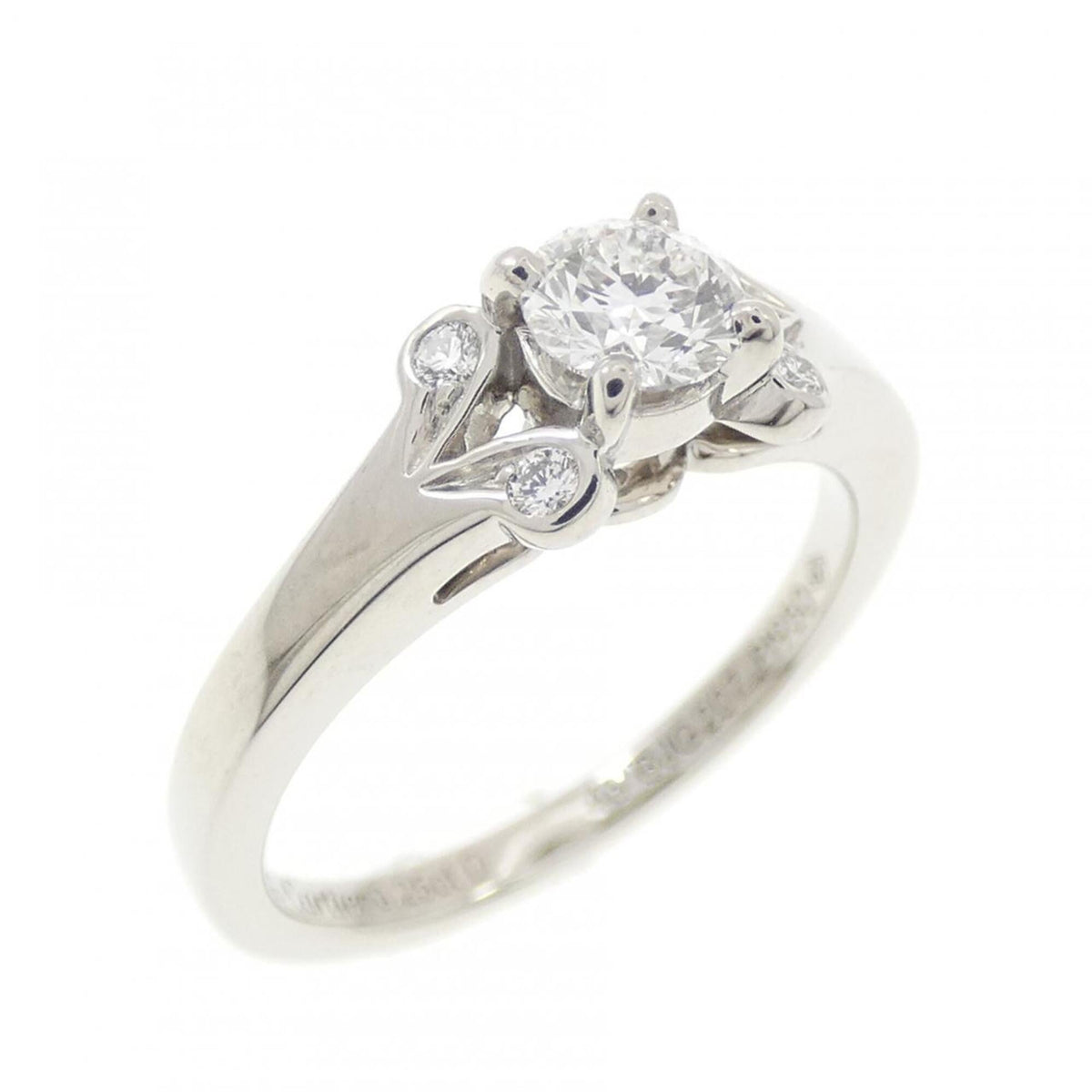 Cartier Platinum Platinum 950 Band Ring (Pre-Owned)