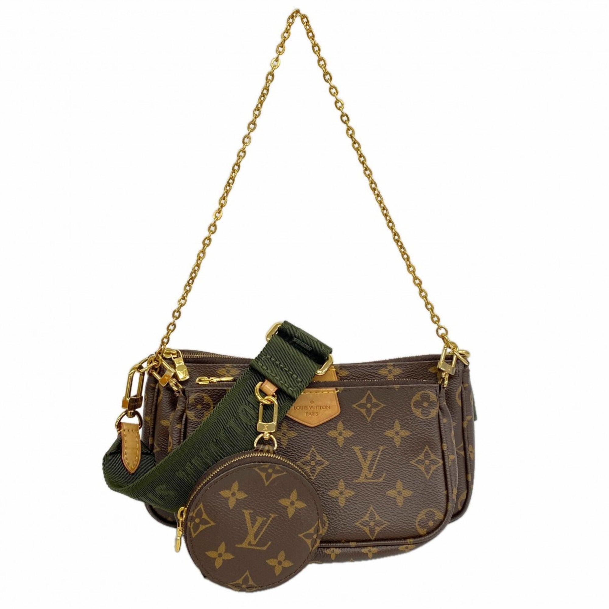 Louis Vuitton Khaki Handbag (Pre-Owned)