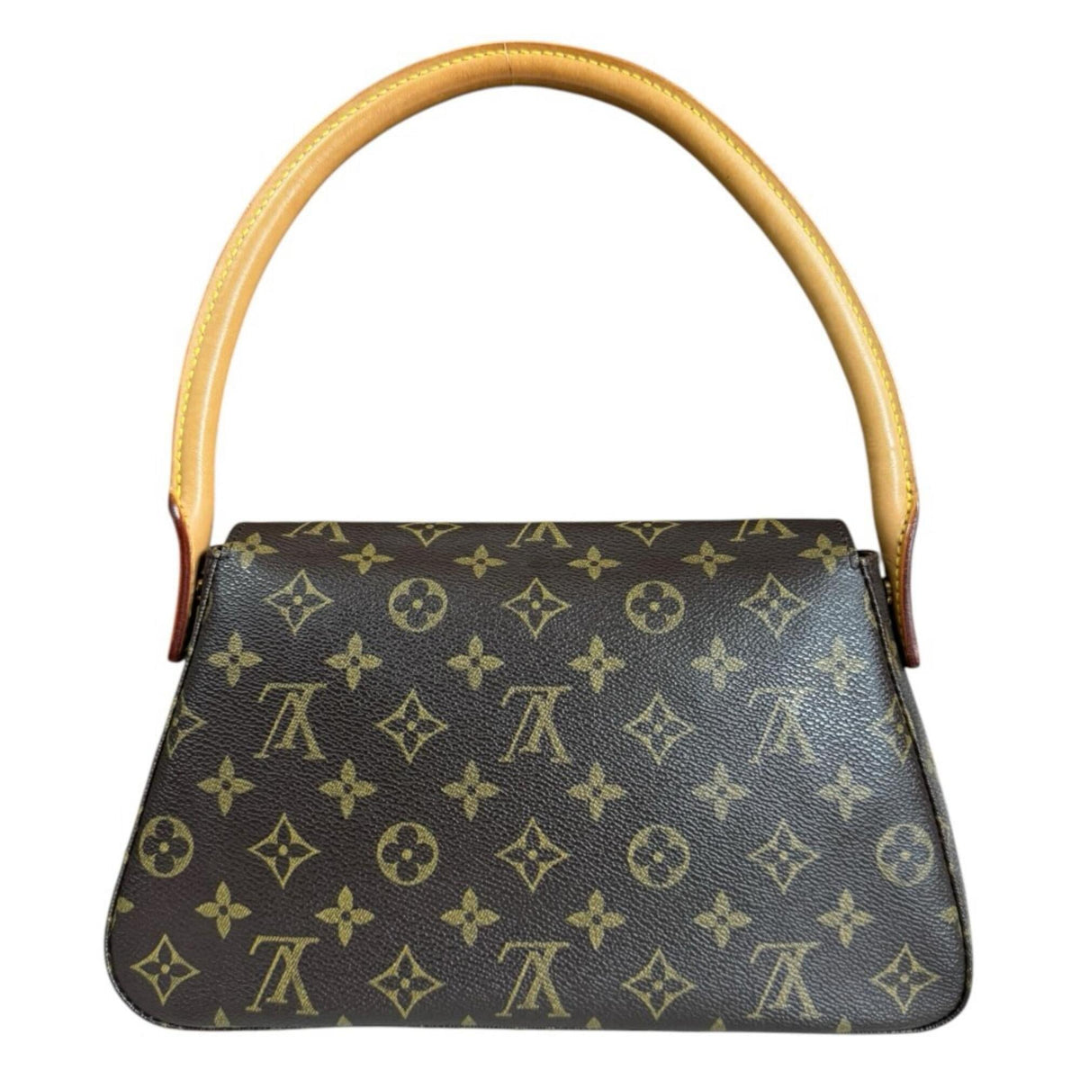 Louis Vuitton Brown Monogram Canvas Handbag (Pre-Owned)
