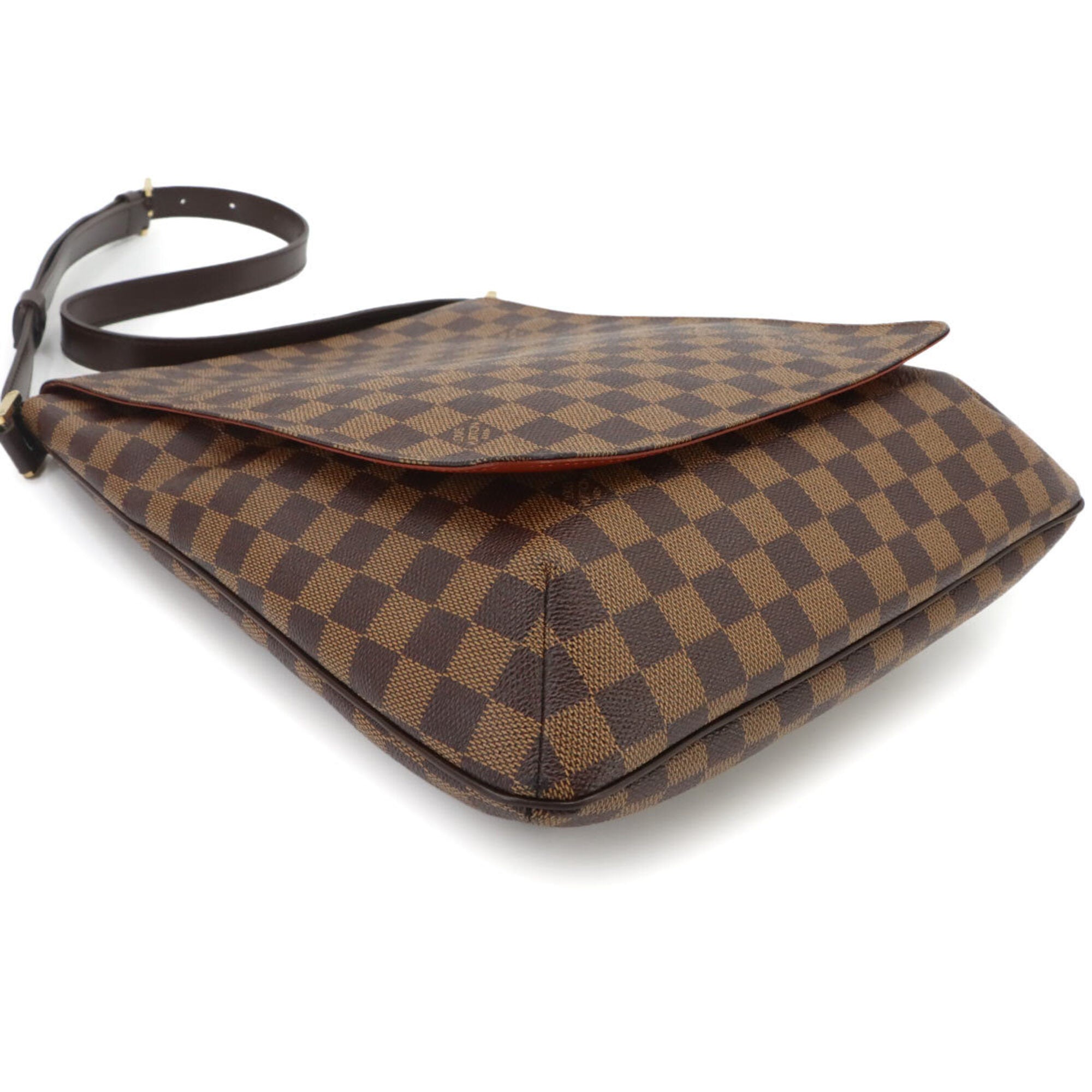 Louis Vuitton Brown Damier Canvas Ebene Damier Canvas Handbag Shoulder Bag (Pre-Owned)