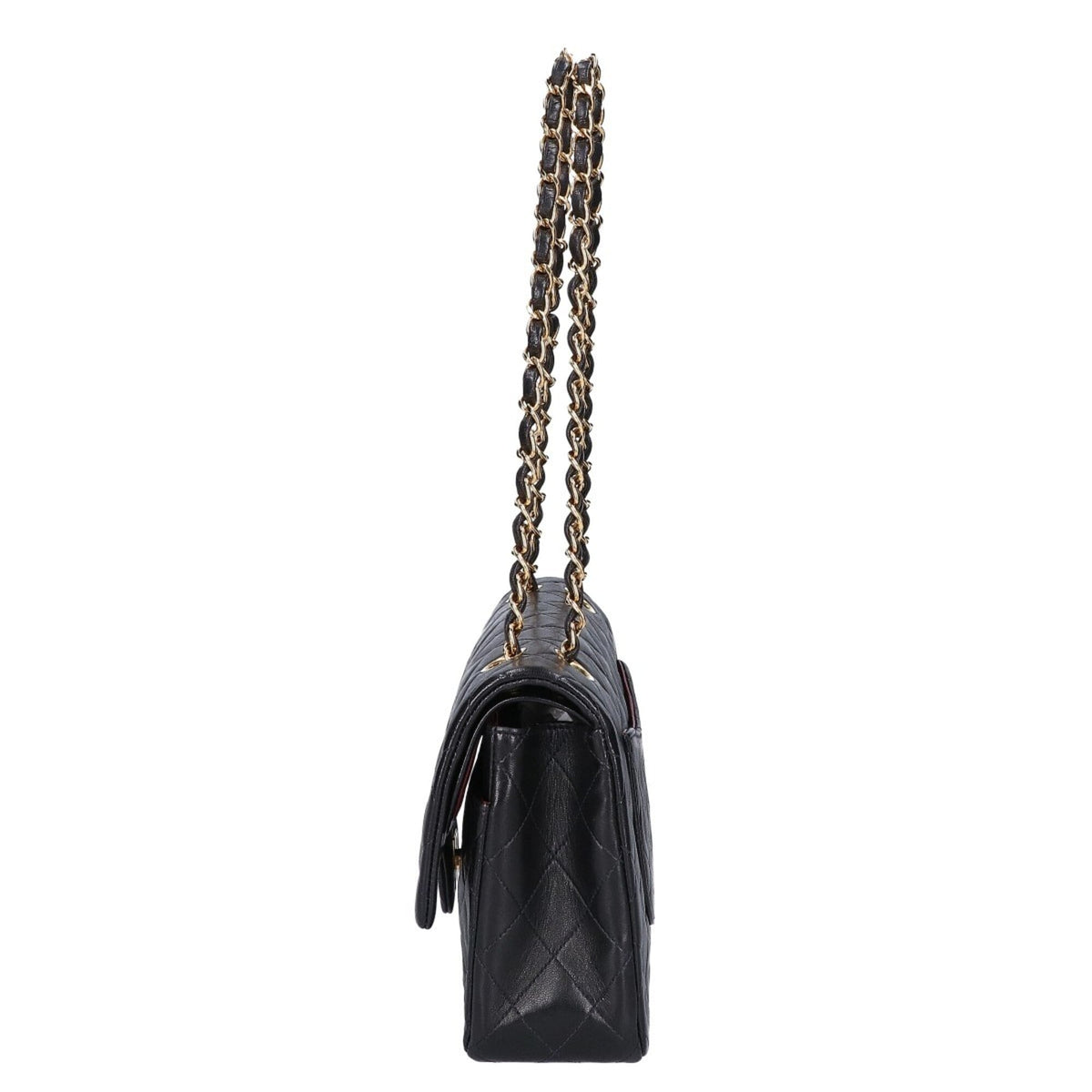 Chanel Black Leather Shoulder Bag (Pre-Owned)