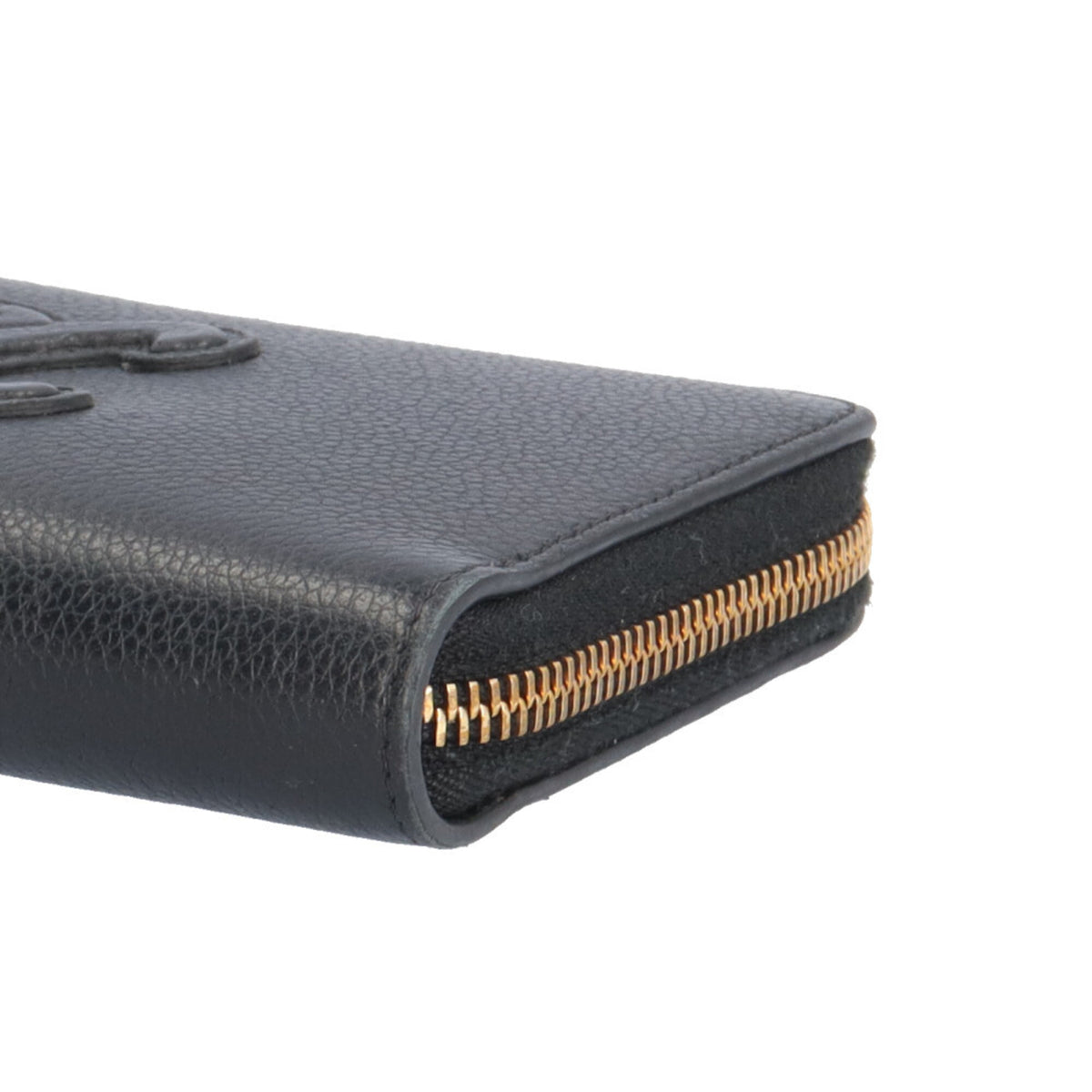 Celine Black Leather Long Wallet (Bi-Fold) (Pre-Owned)