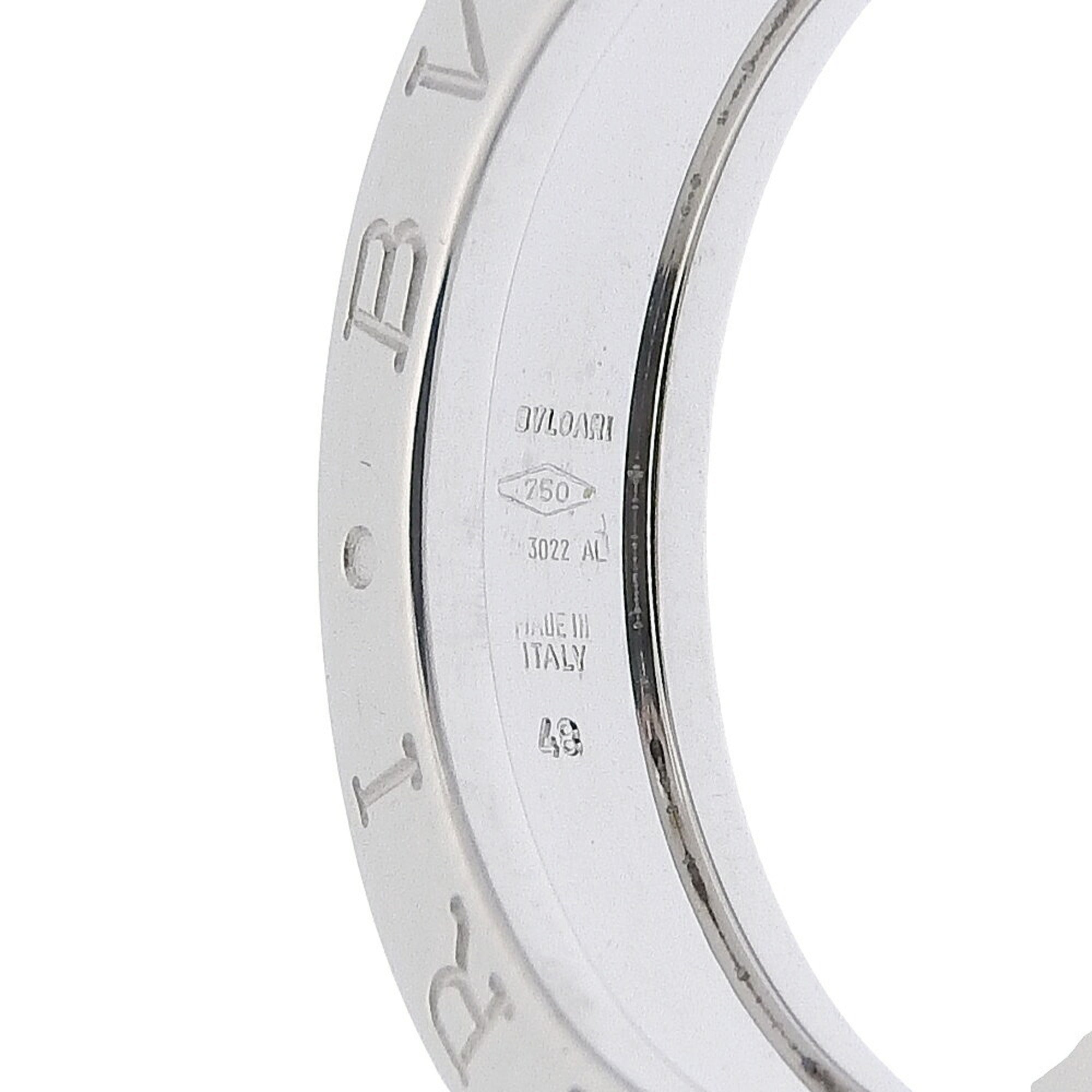 Bvlgari White Gold White Gold (18K) Band Ring (Pre-Owned)