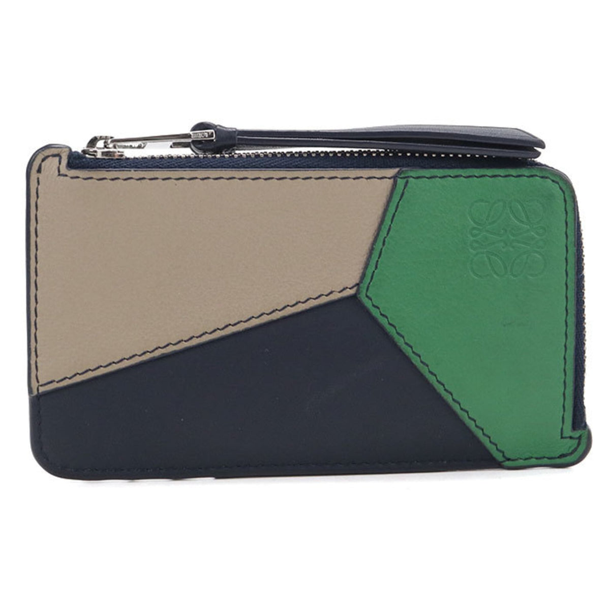 Loewe Beige Leather Coin Purse/Coin Case (Pre-Owned)