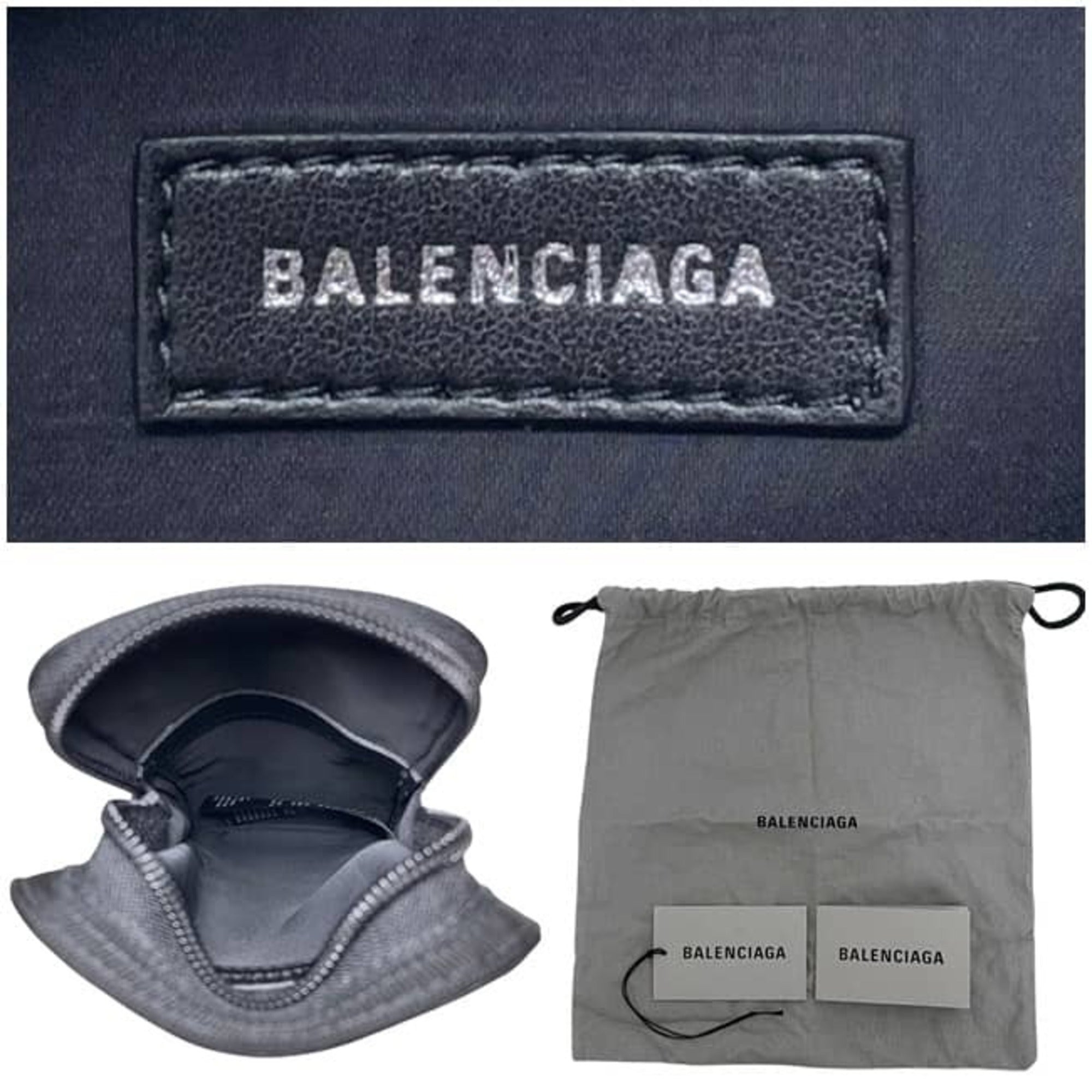 Balenciaga Black Canvas Pouch (Pre-Owned)