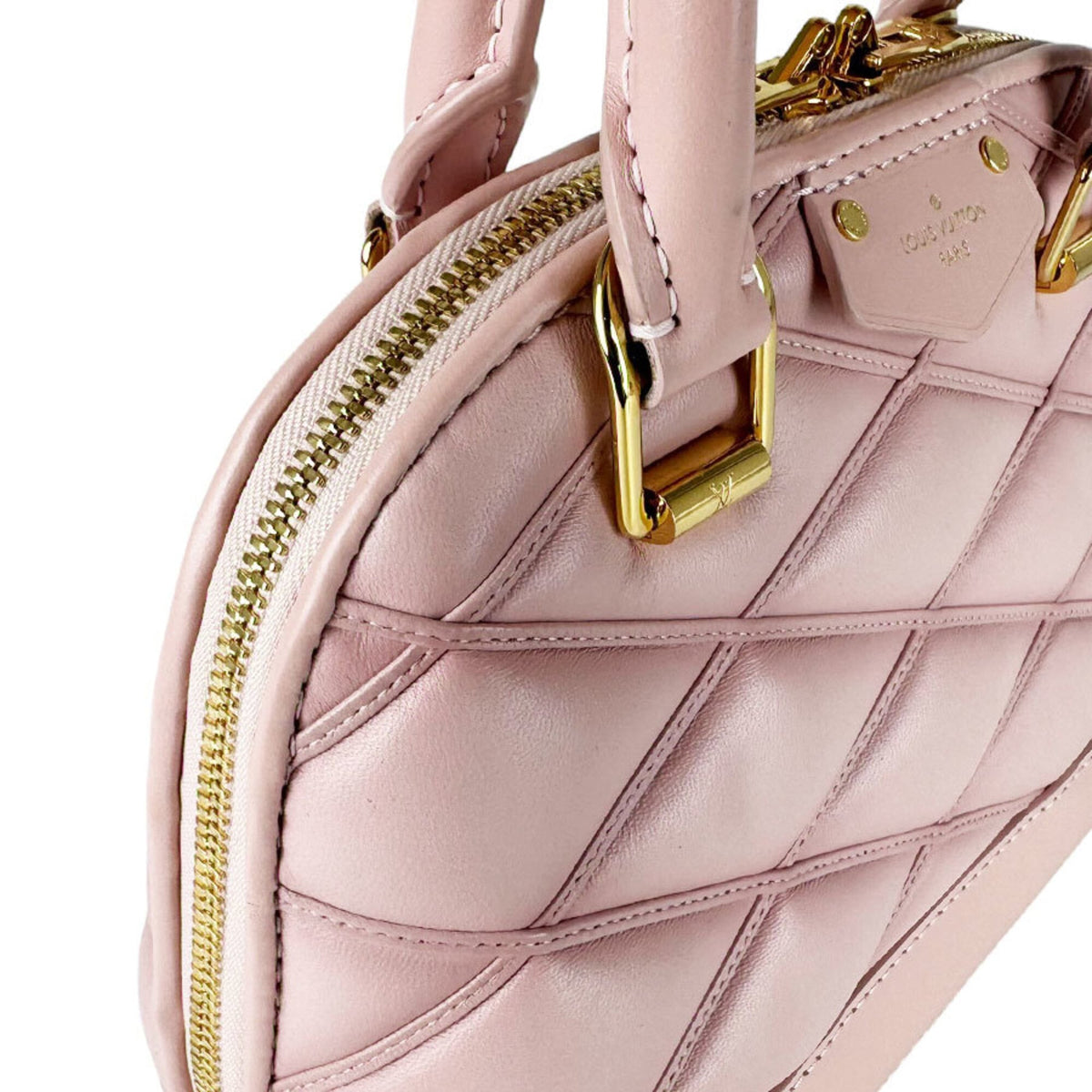 Louis Vuitton Pink Leather Handbag Shoulder Bag (Pre-Owned)