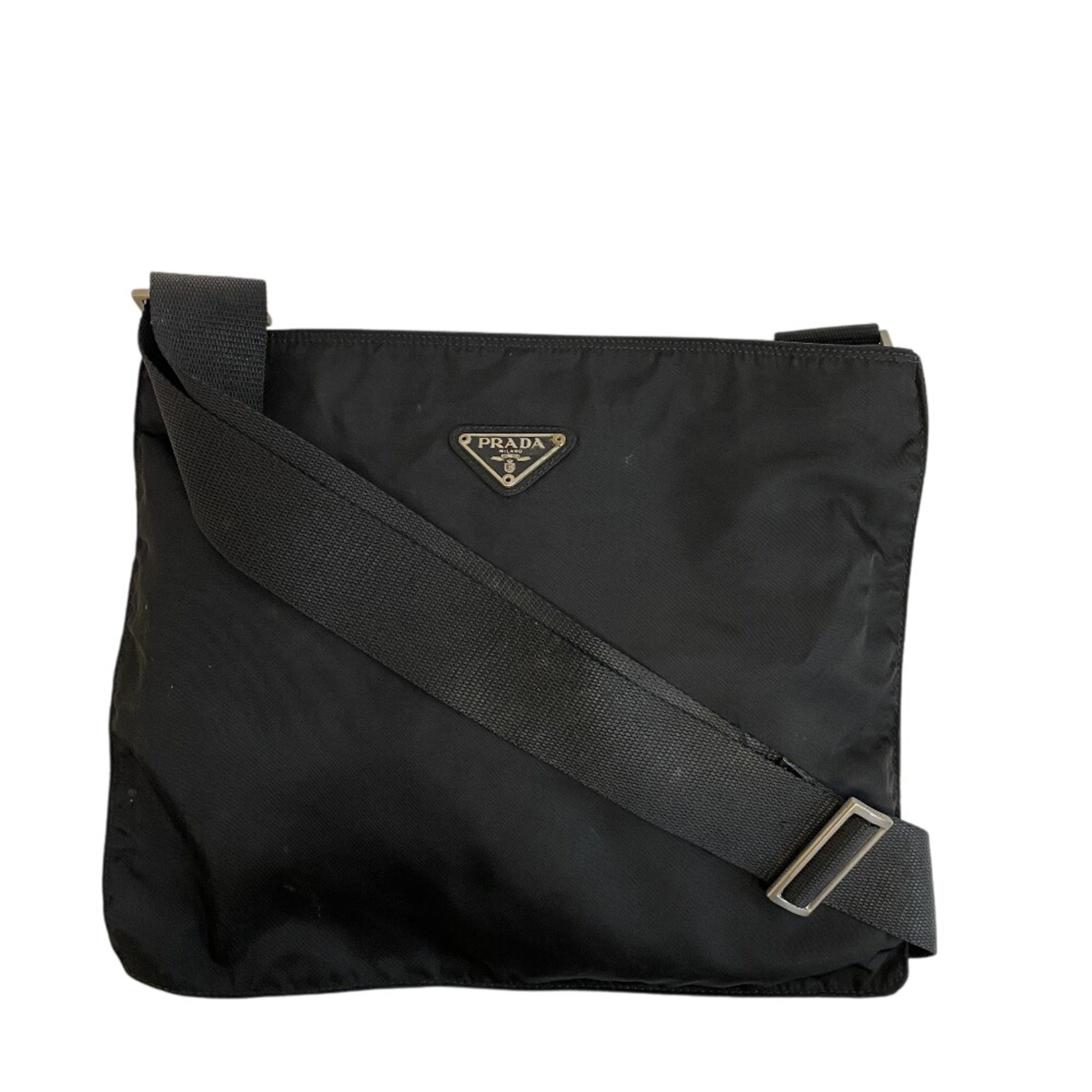 Prada Black Nylon Shoulder Bag (Pre-Owned)