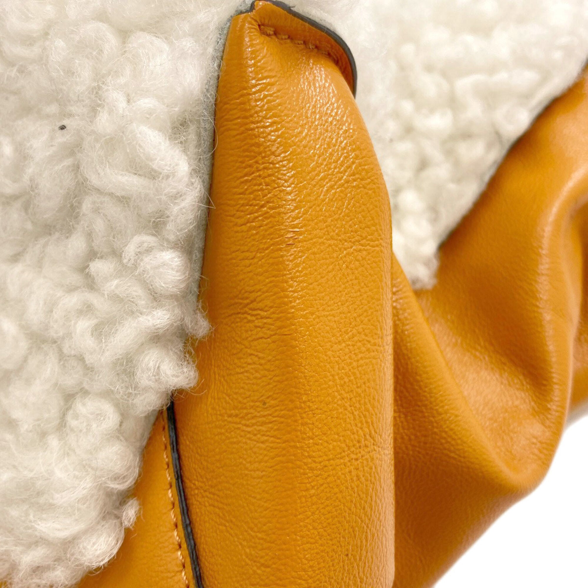 Marni White Yellow Leather Handbag (Pre-Owned)