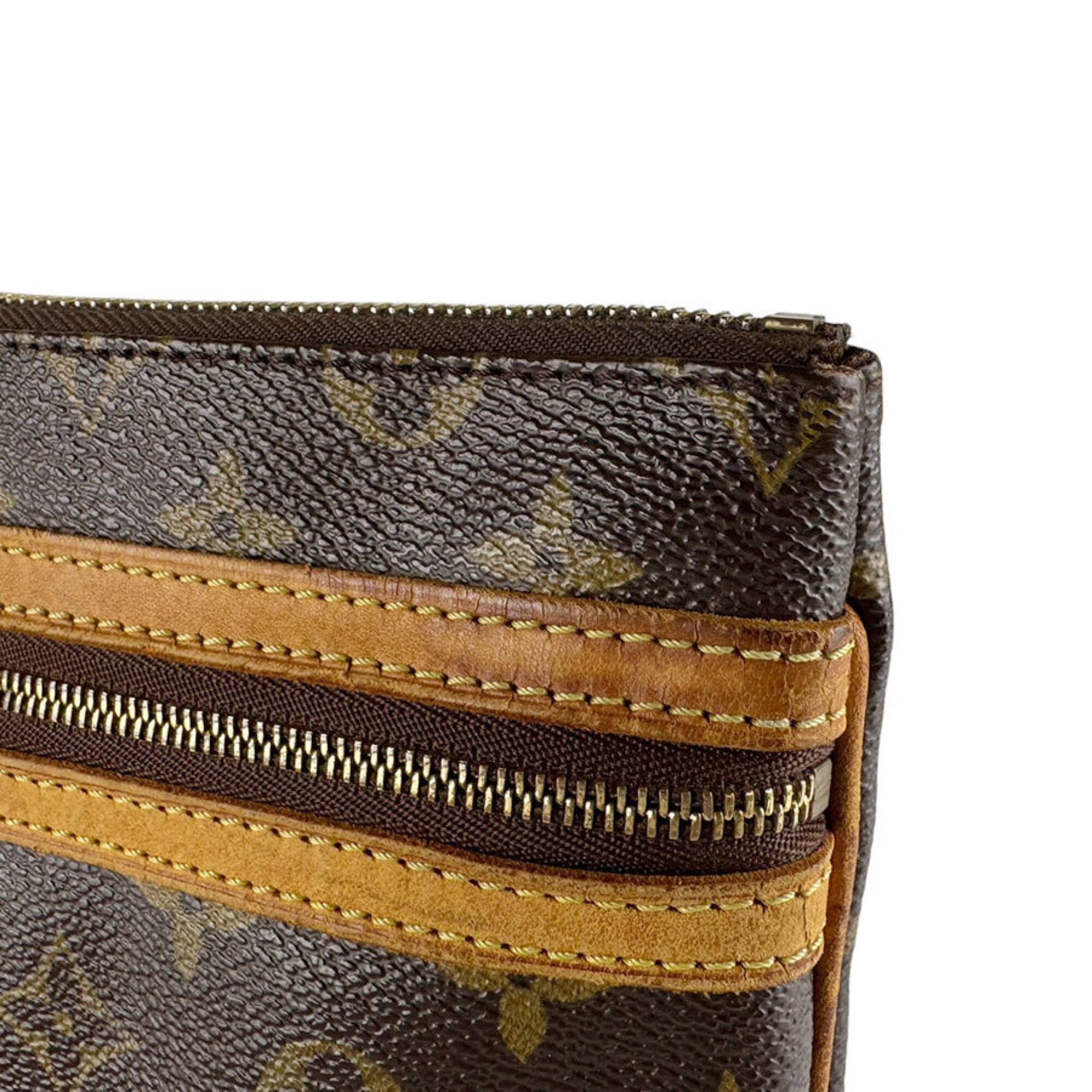 Louis Vuitton Brown Monogram Monogram Pochette Shoulder Bag (Pre-Owned)