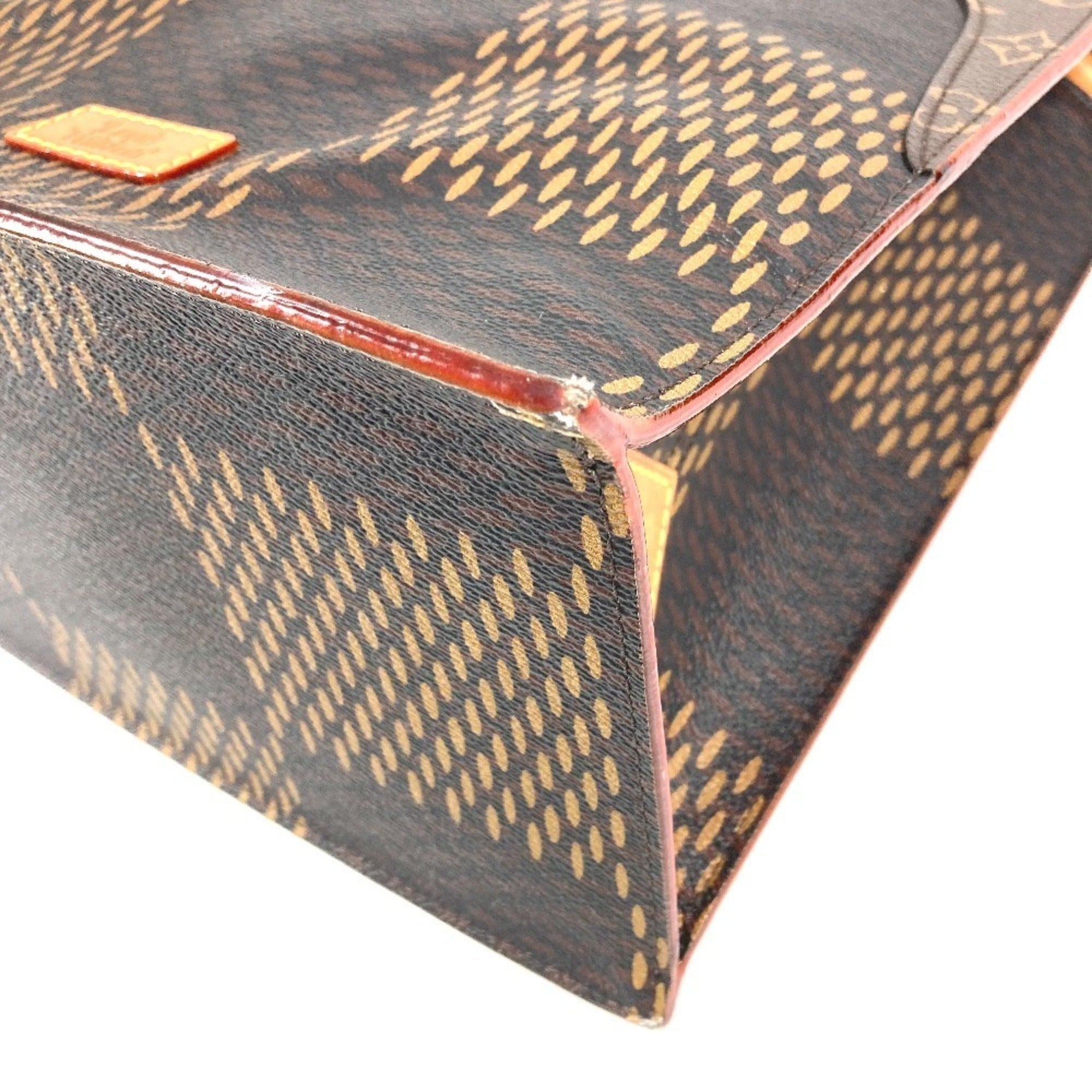 Louis Vuitton Brown Damier Canvas Shoulder Bag Tote Bag (Pre-Owned)