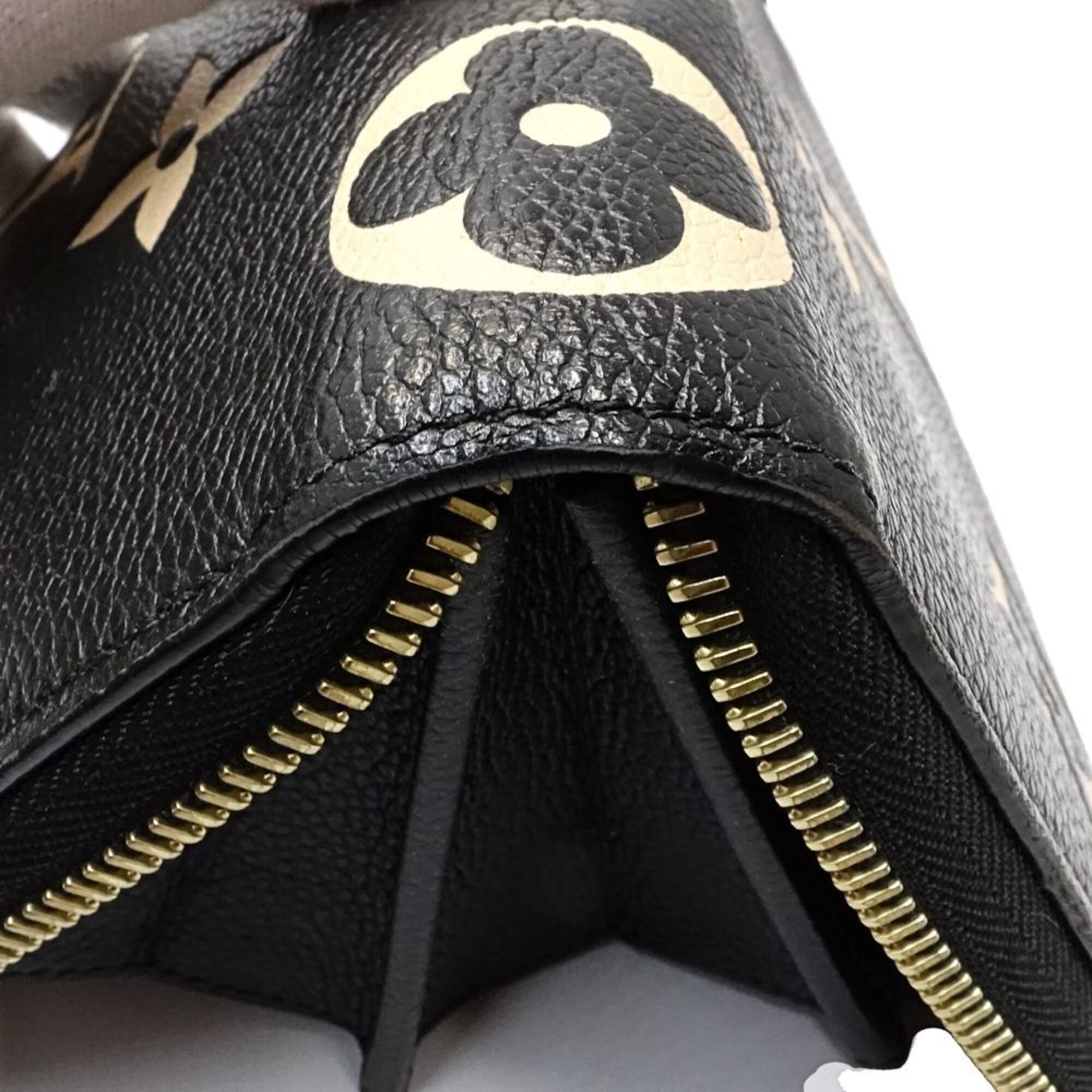 Louis Vuitton Beige Noir Monogram Empreinte Coin Purse/Coin Case (Pre-Owned)