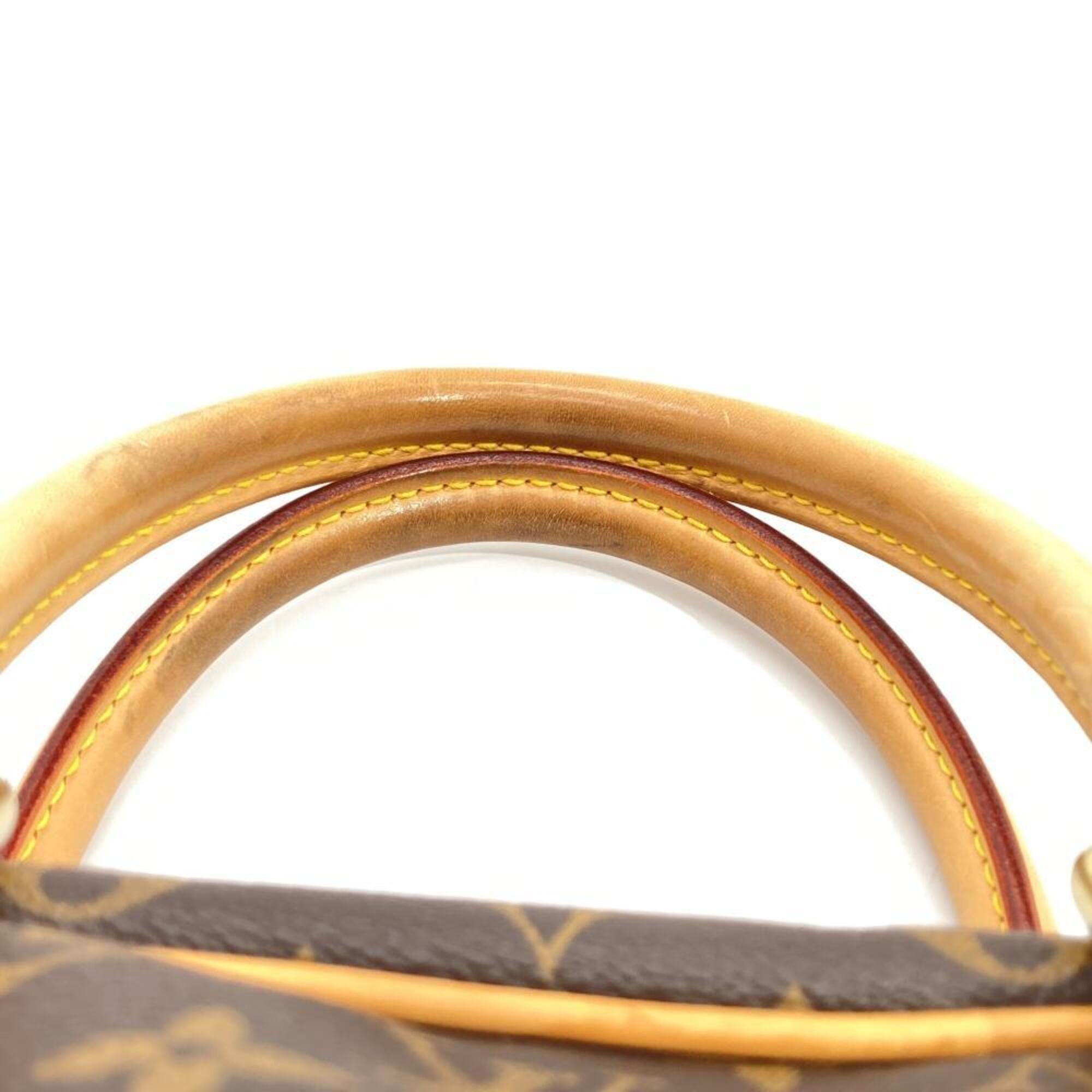 Louis Vuitton Brown Monogram Canvas Handbag (Pre-Owned)