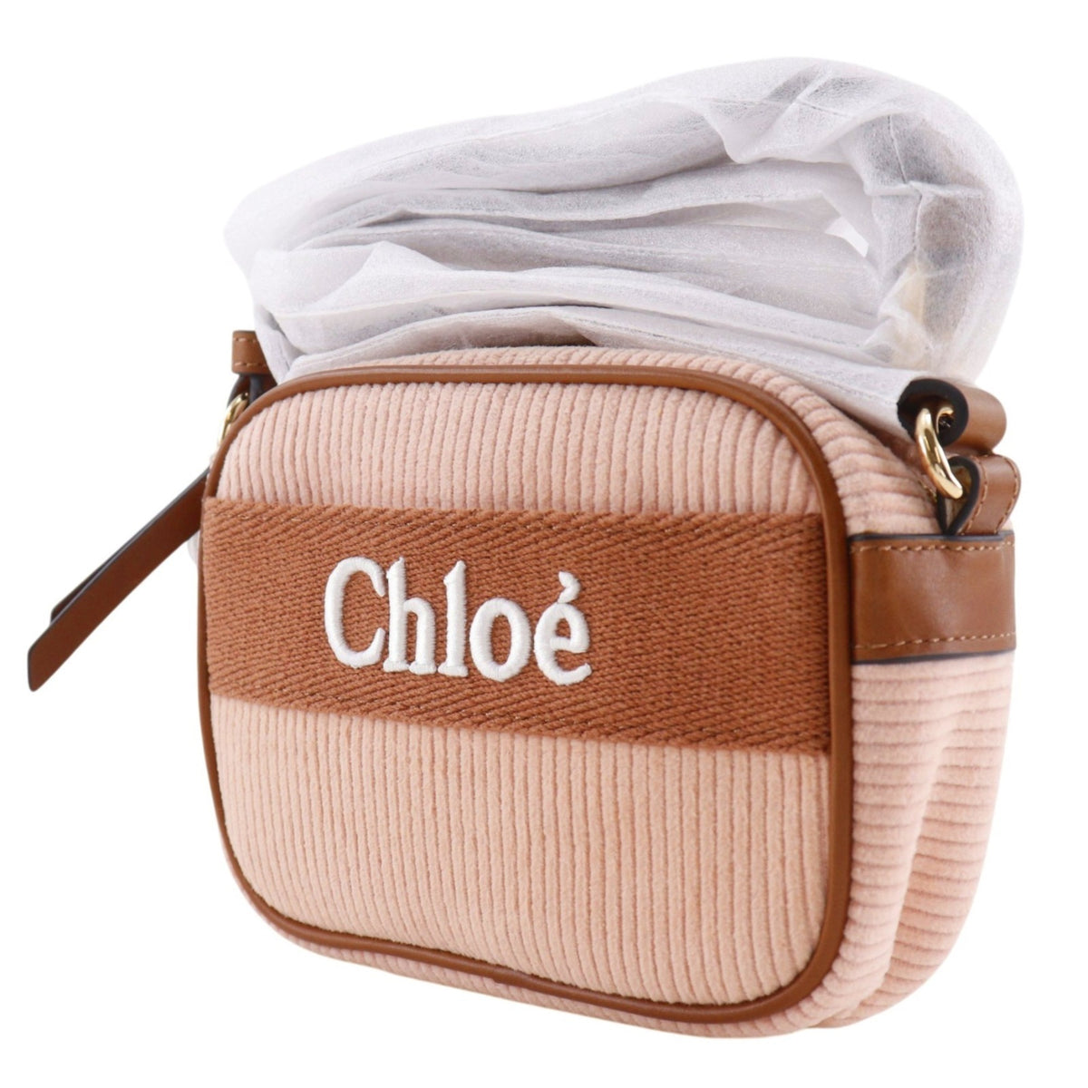 Chloé Pink Cord Shoulder Bag (Pre-Owned)