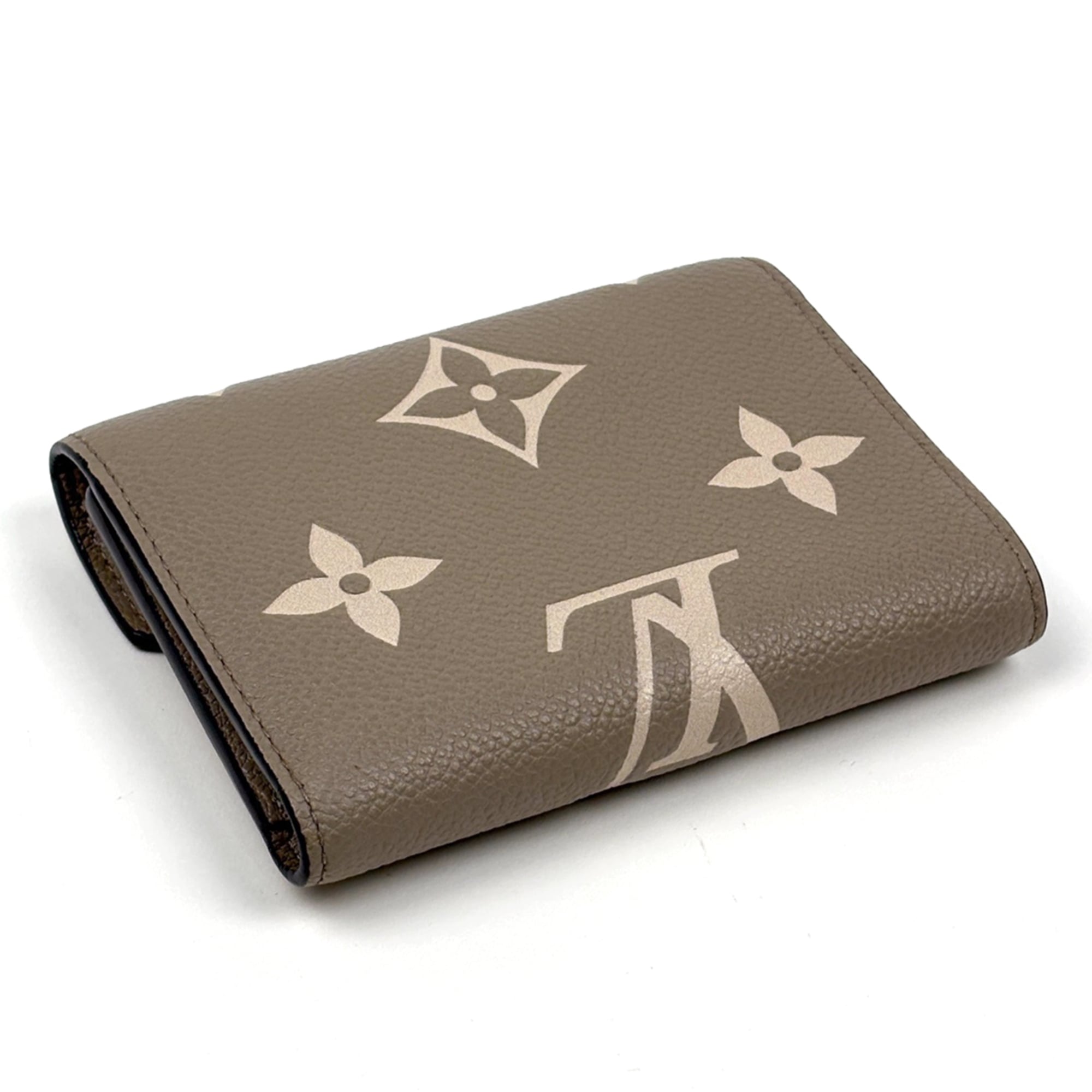 Louis Vuitton Monogram Empreinte Tourterelle Monogram Empreinte Wallet (Tri-Fold) (Pre-Owned)