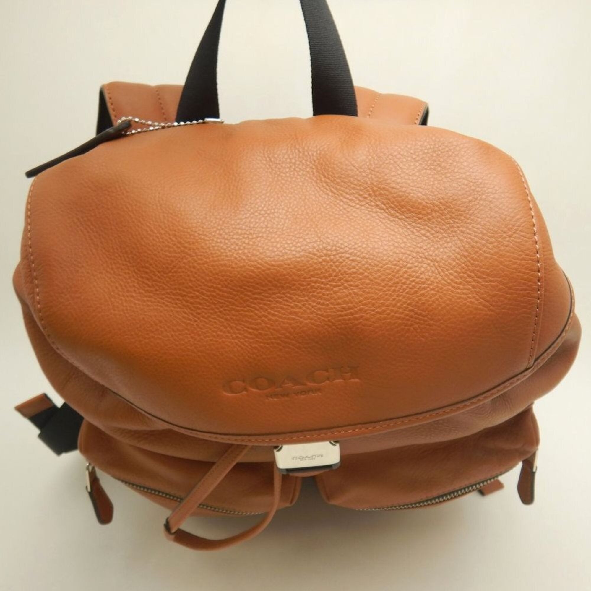 Coach Brown Leather Backpack (Pre-Owned)